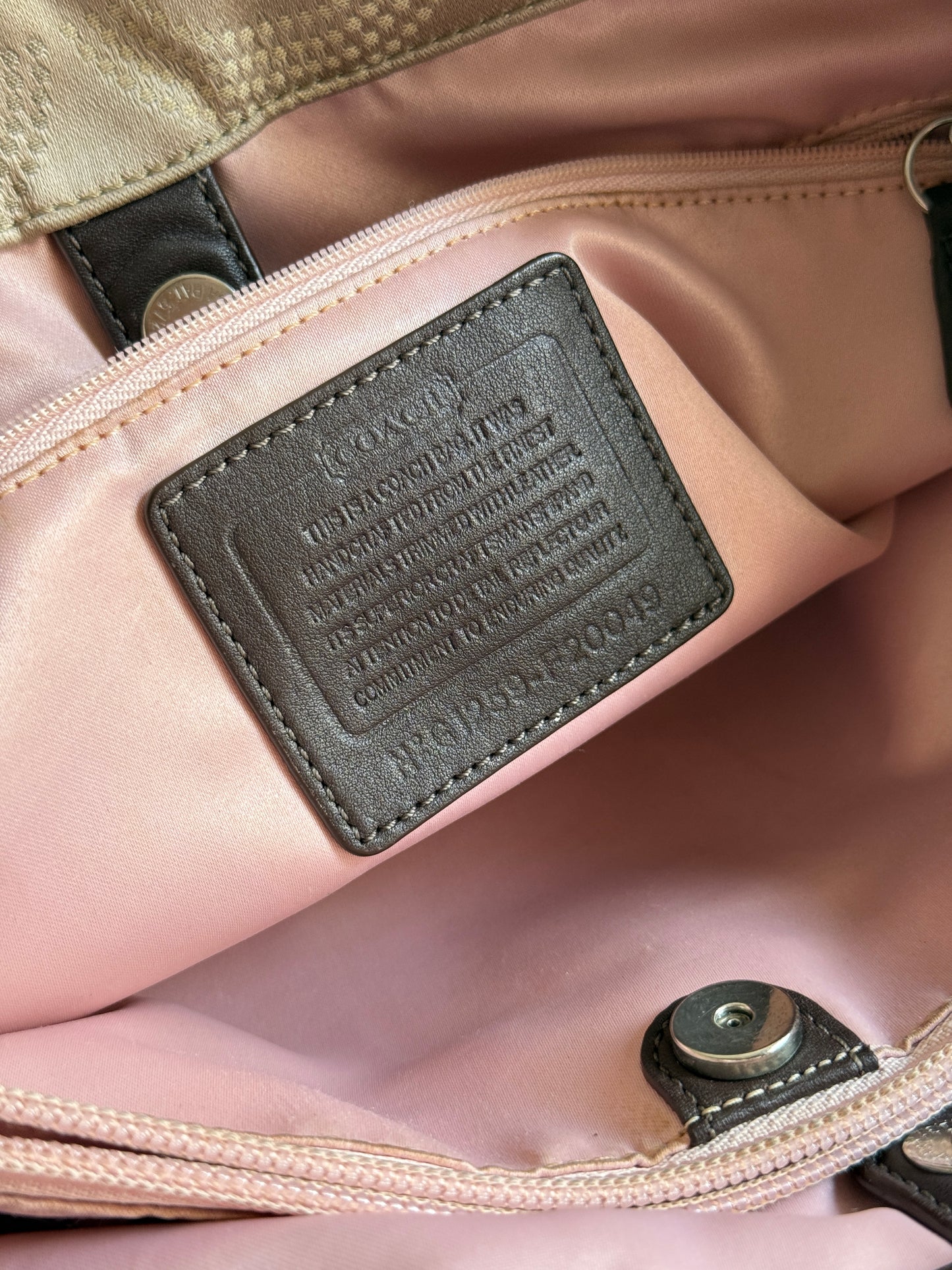 Coach Ashley Dotted Op Art Carryall Shoulder Bag