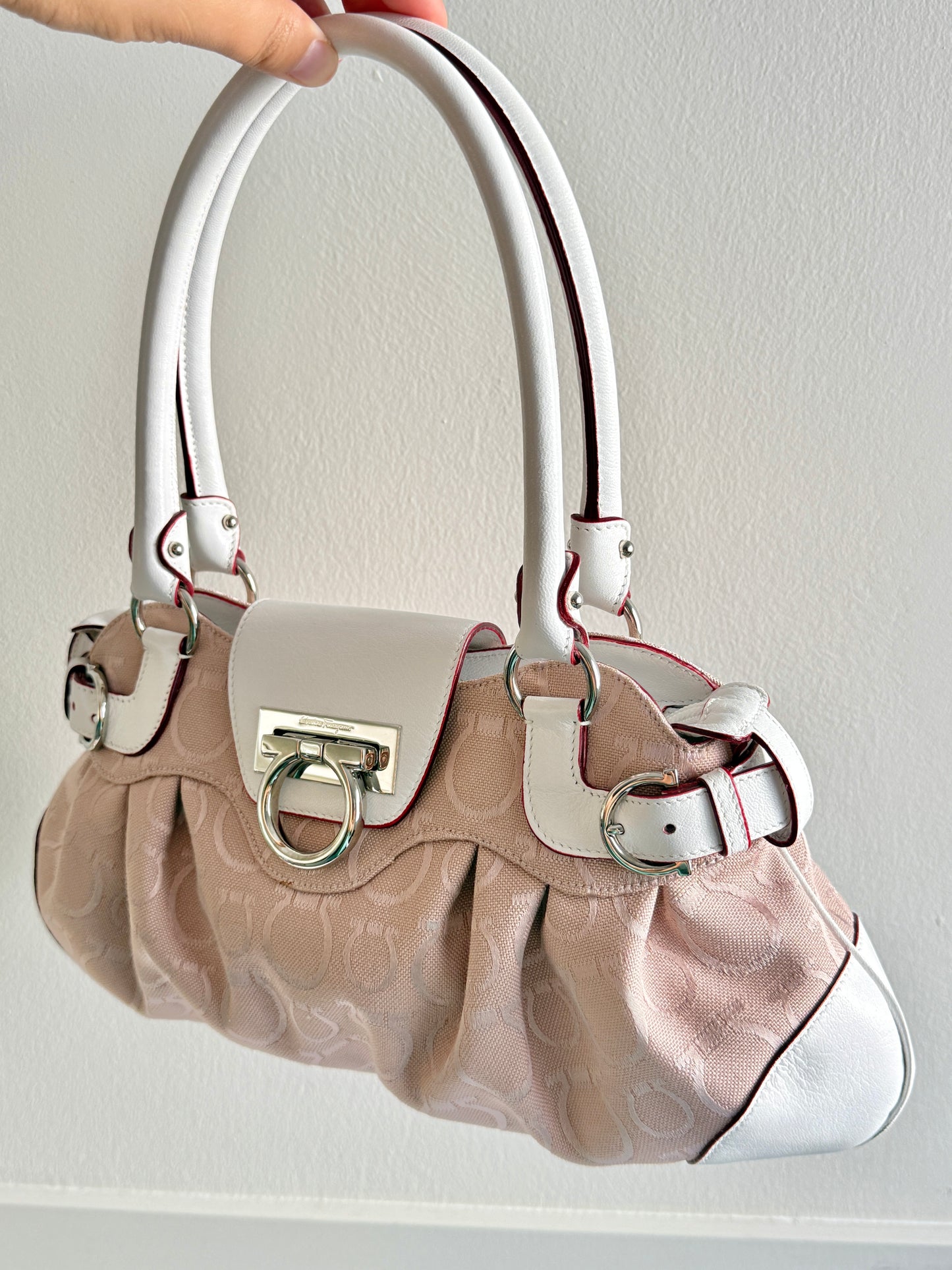 Super Rare Salvatore Ferragamo Gancini Shoulder Bag