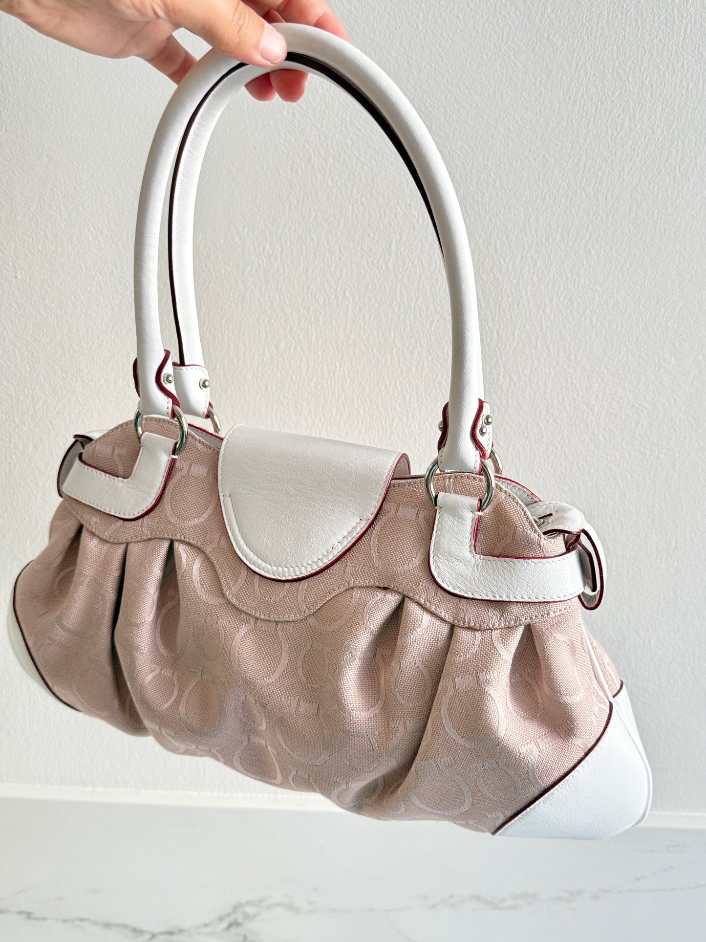 Super Rare Salvatore Ferragamo Gancini Shoulder Bag