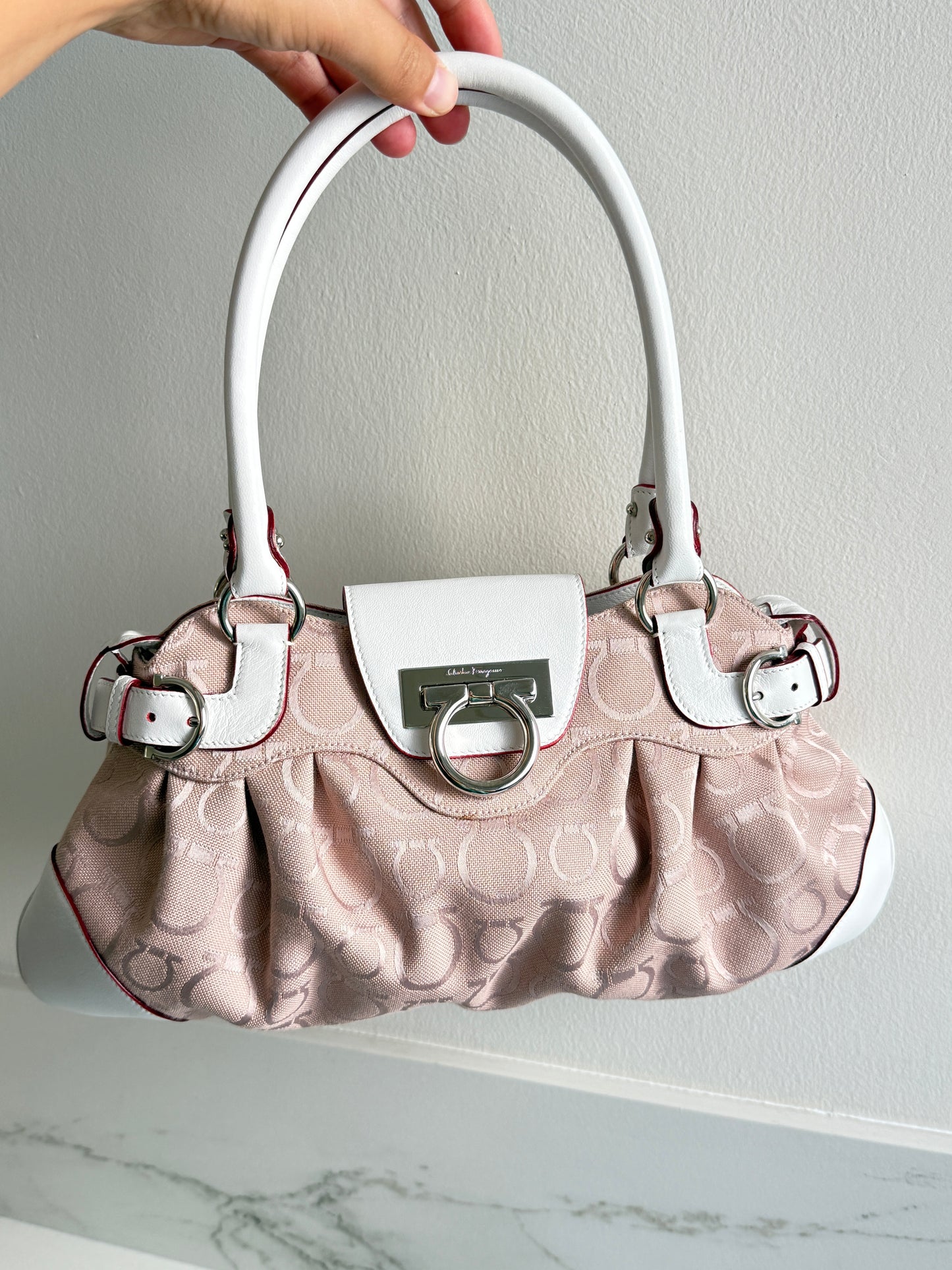 Super Rare Salvatore Ferragamo Gancini Shoulder Bag