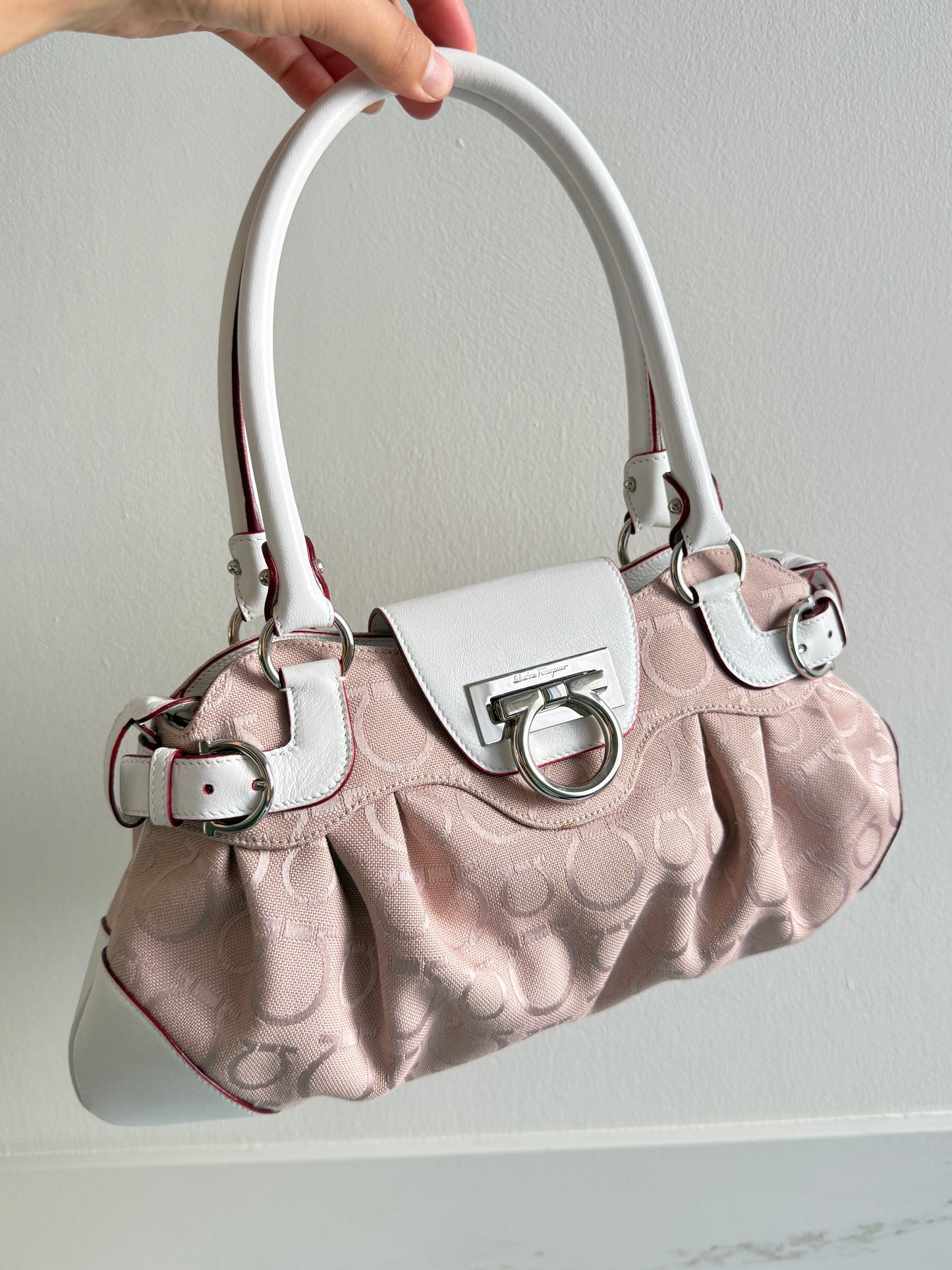 Super Rare Salvatore Ferragamo Gancini Shoulder Bag