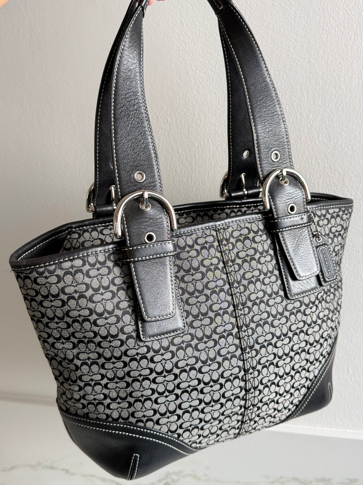 Super Rare Coach Soho Signature Tote Shoulder Bag
