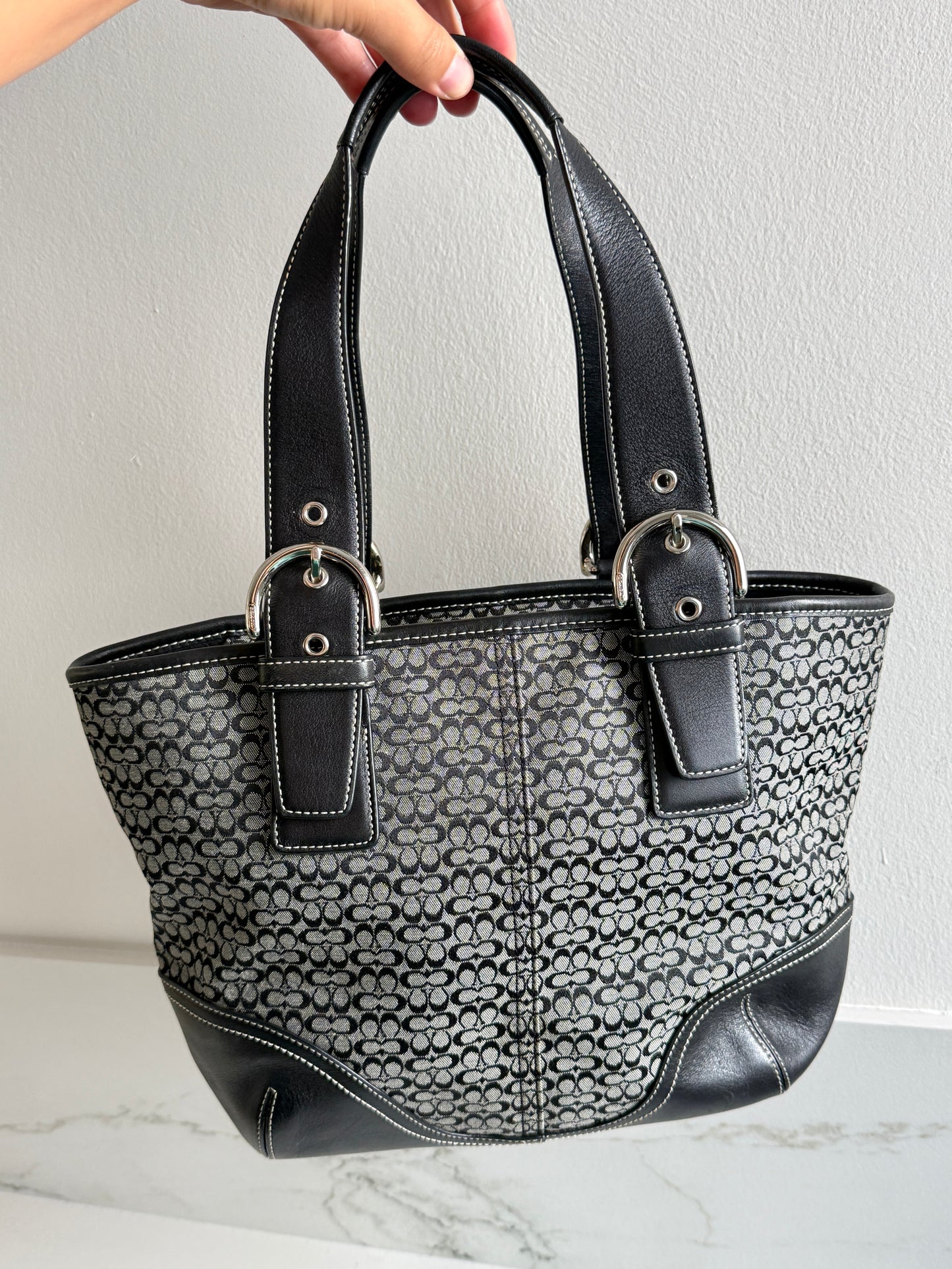 Super Rare Coach Soho Signature Tote Shoulder Bag