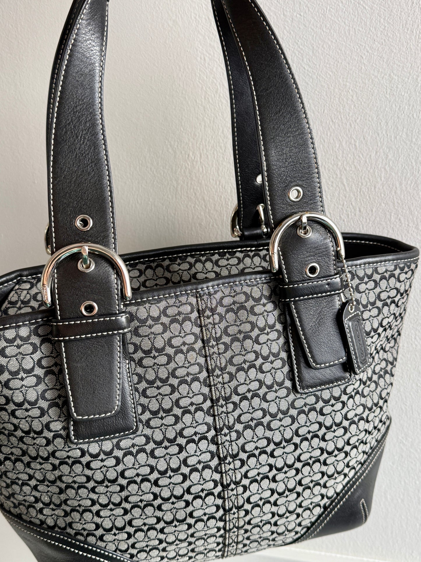 Super Rare Coach Soho Signature Tote Shoulder Bag