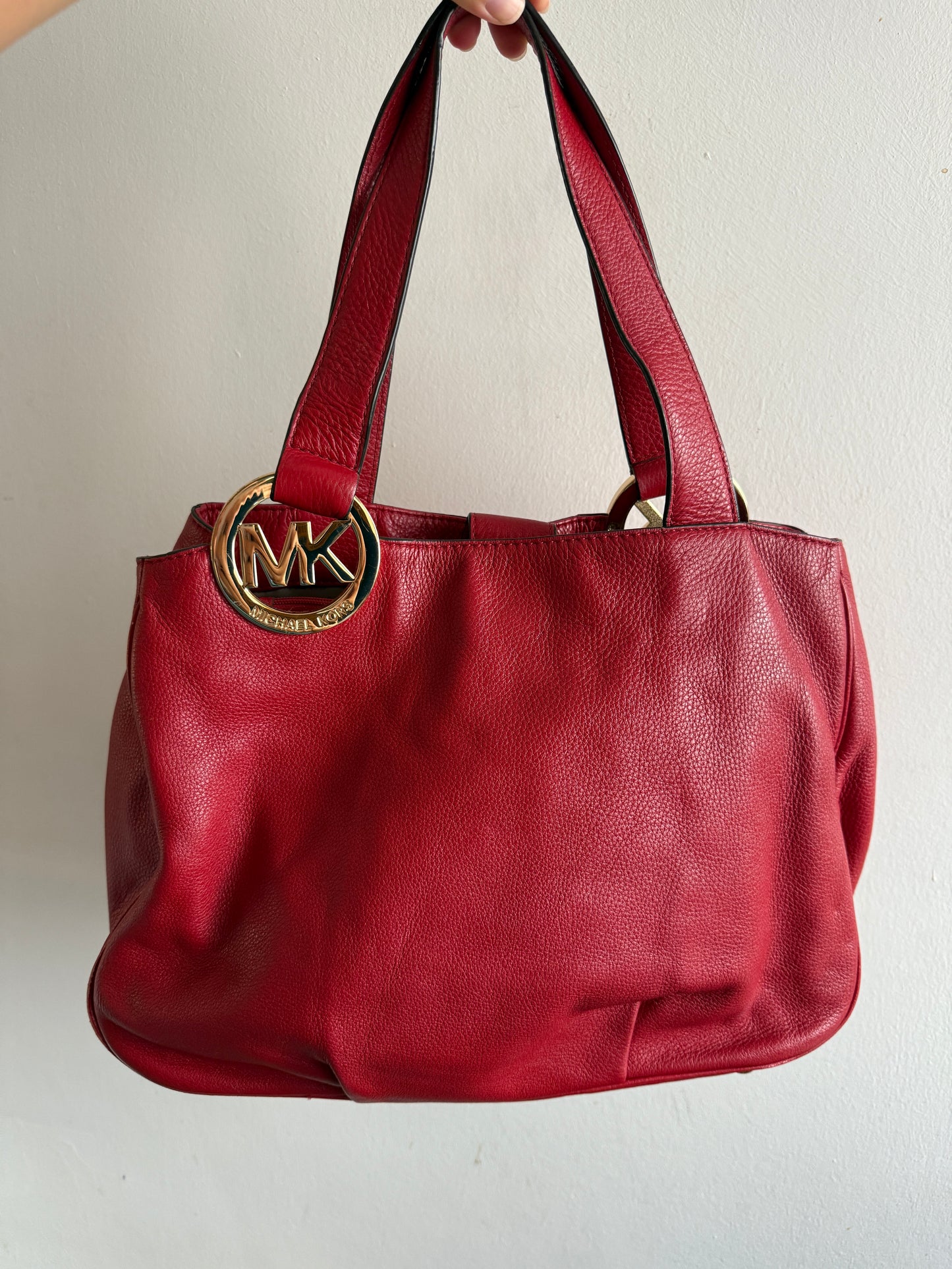 Michael Kors Fulton East West Leather Tote Shoulder Bag