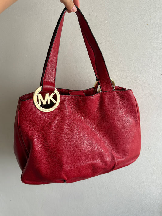 Michael Kors Fulton East West Leather Tote Shoulder Bag