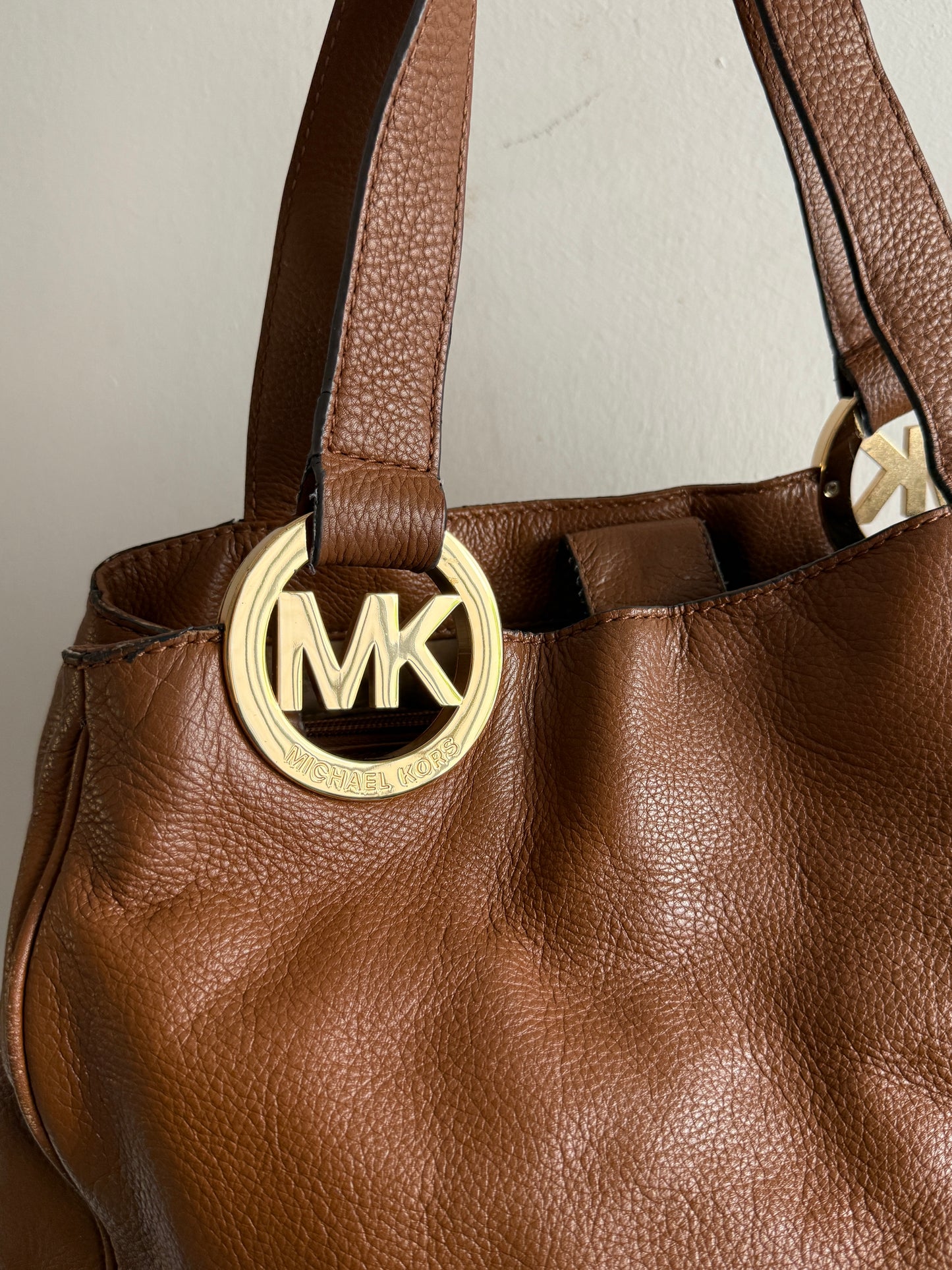 Michael Kors Fulton East West Leather Tote Shoulder Bag
