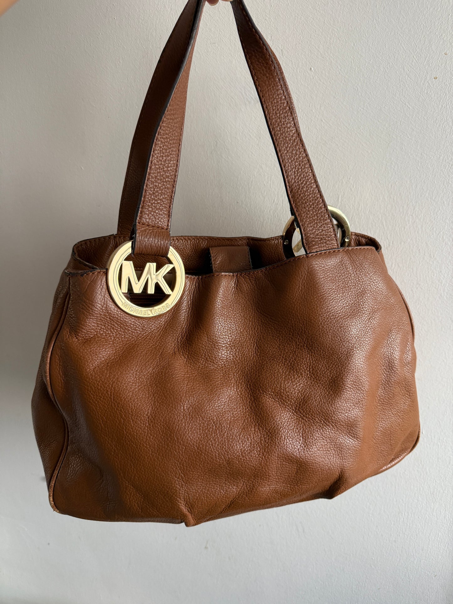 Michael Kors Fulton East West Leather Tote Shoulder Bag