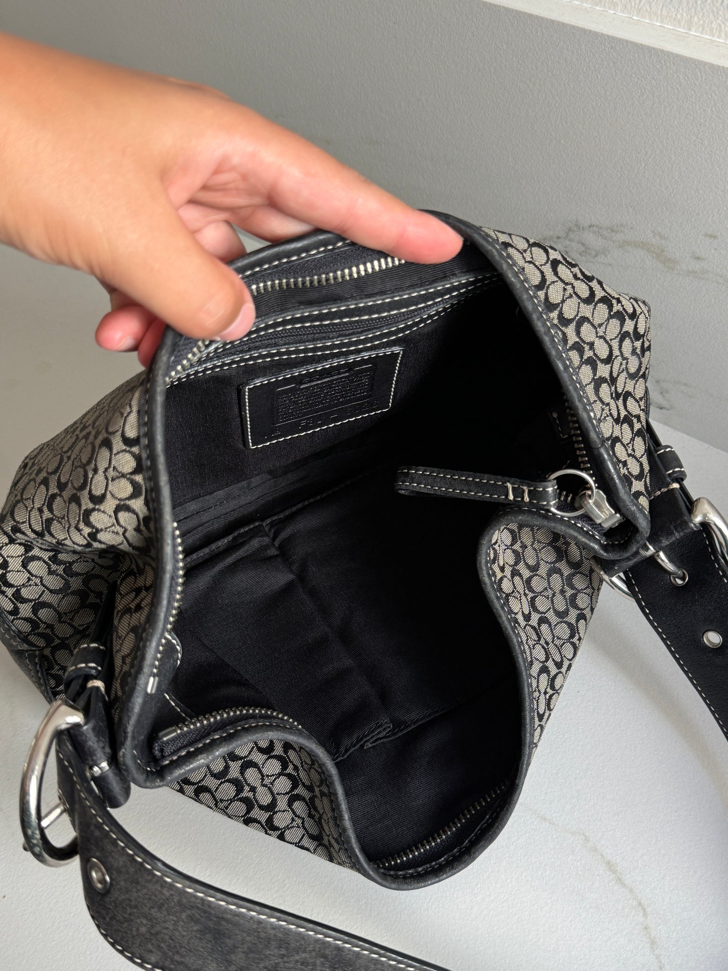 Coach Soho Signature Hobo Shoulder Bag