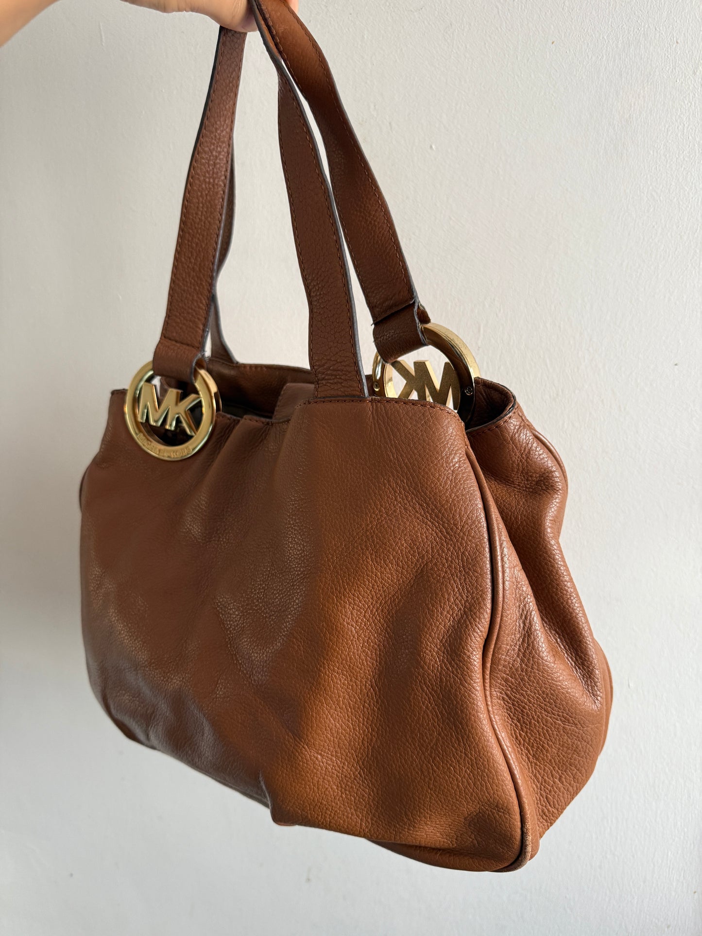 Michael Kors Fulton East West Leather Tote Shoulder Bag