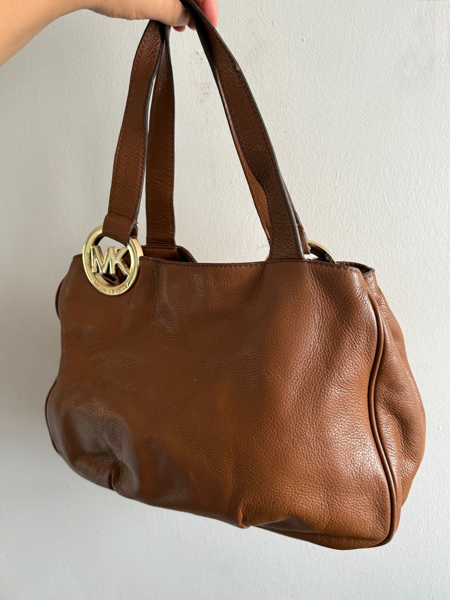 Michael Kors Fulton East West Leather Tote Shoulder Bag