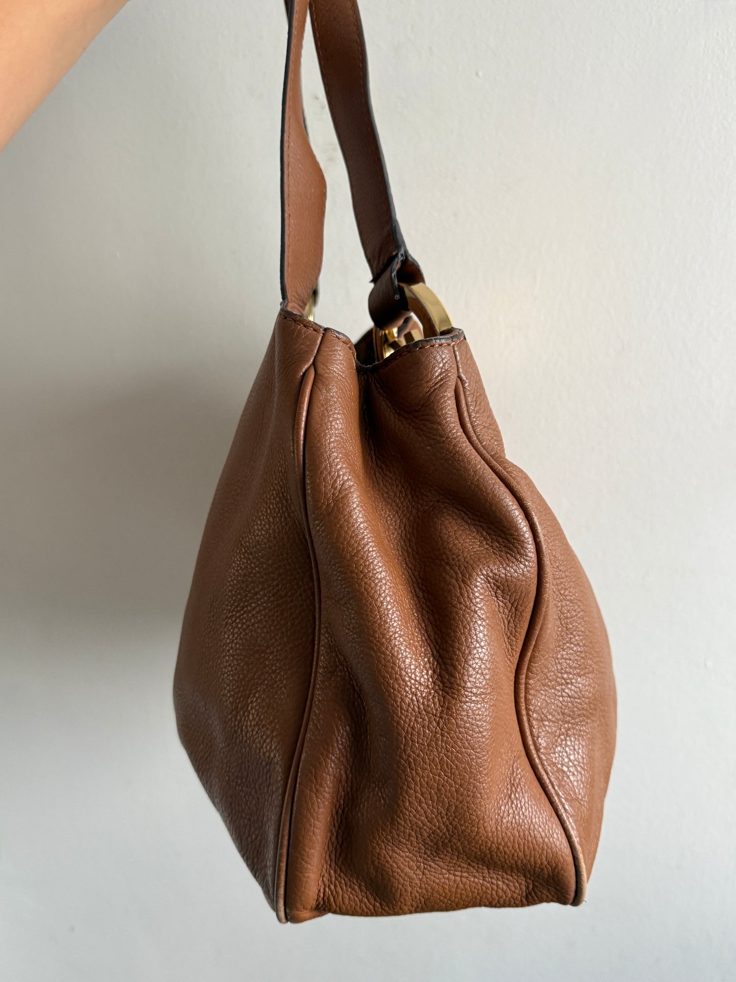 Michael Kors Fulton East West Leather Tote Shoulder Bag