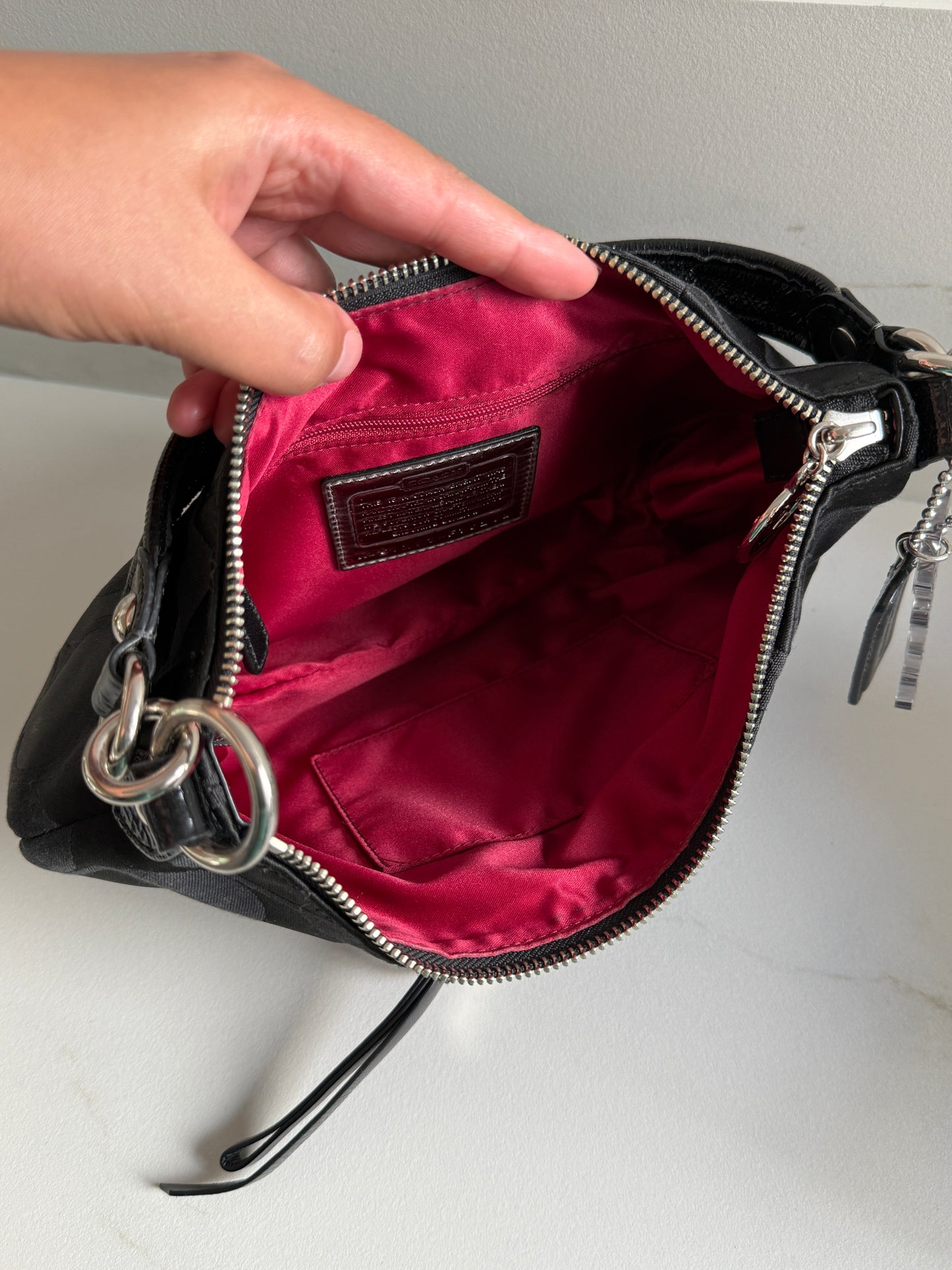 Rare Coach Poppy Signature Shoulder Bag