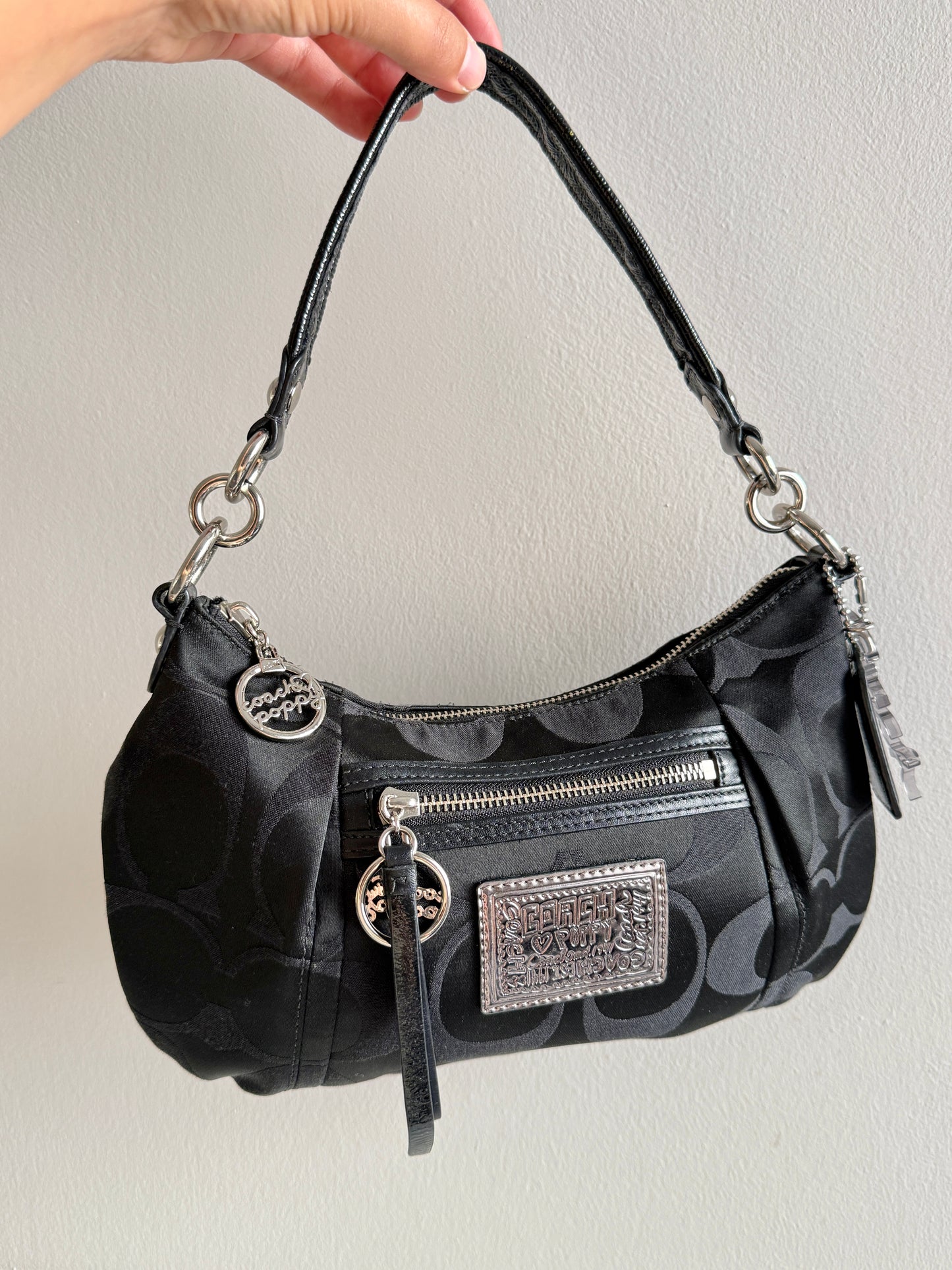 Rare Coach Poppy Signature Shoulder Bag