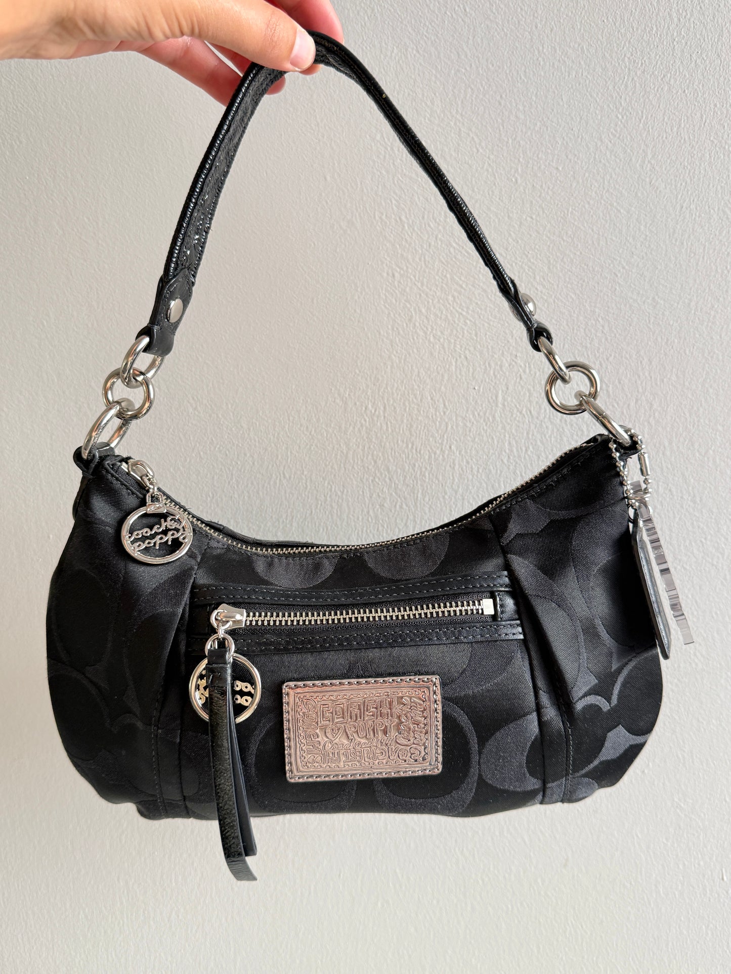 Rare Coach Poppy Signature Shoulder Bag
