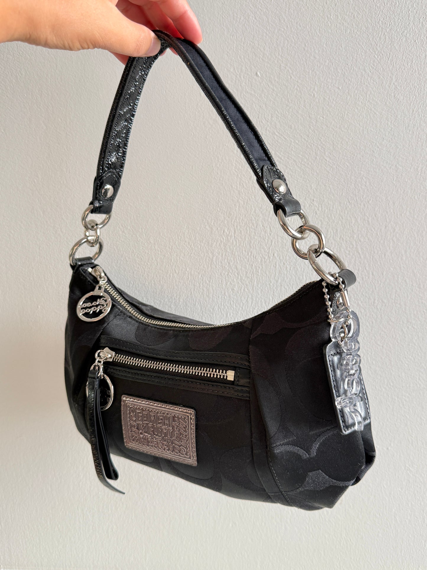 Rare Coach Poppy Signature Shoulder Bag