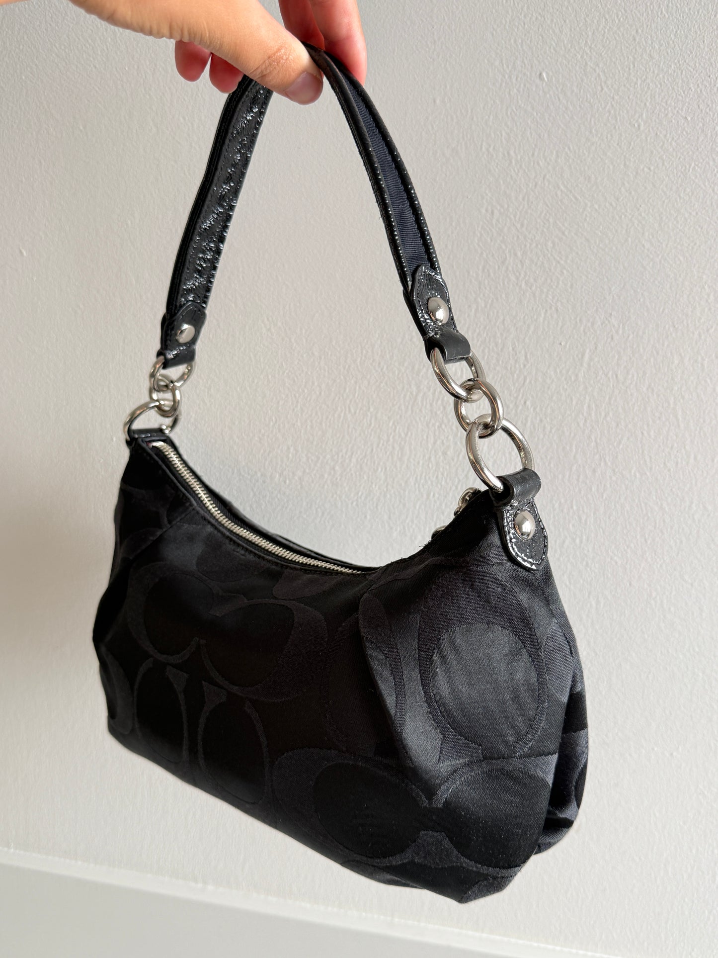 Rare Coach Poppy Signature Shoulder Bag