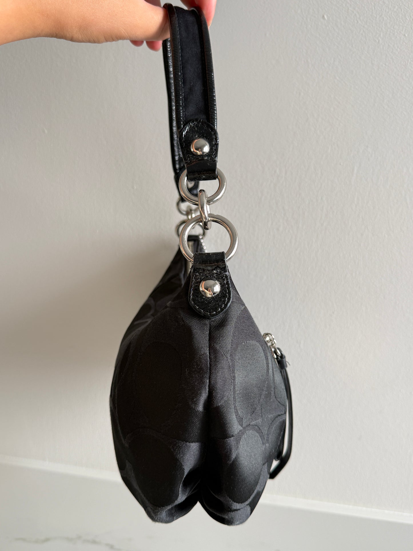 Rare Coach Poppy Signature Shoulder Bag