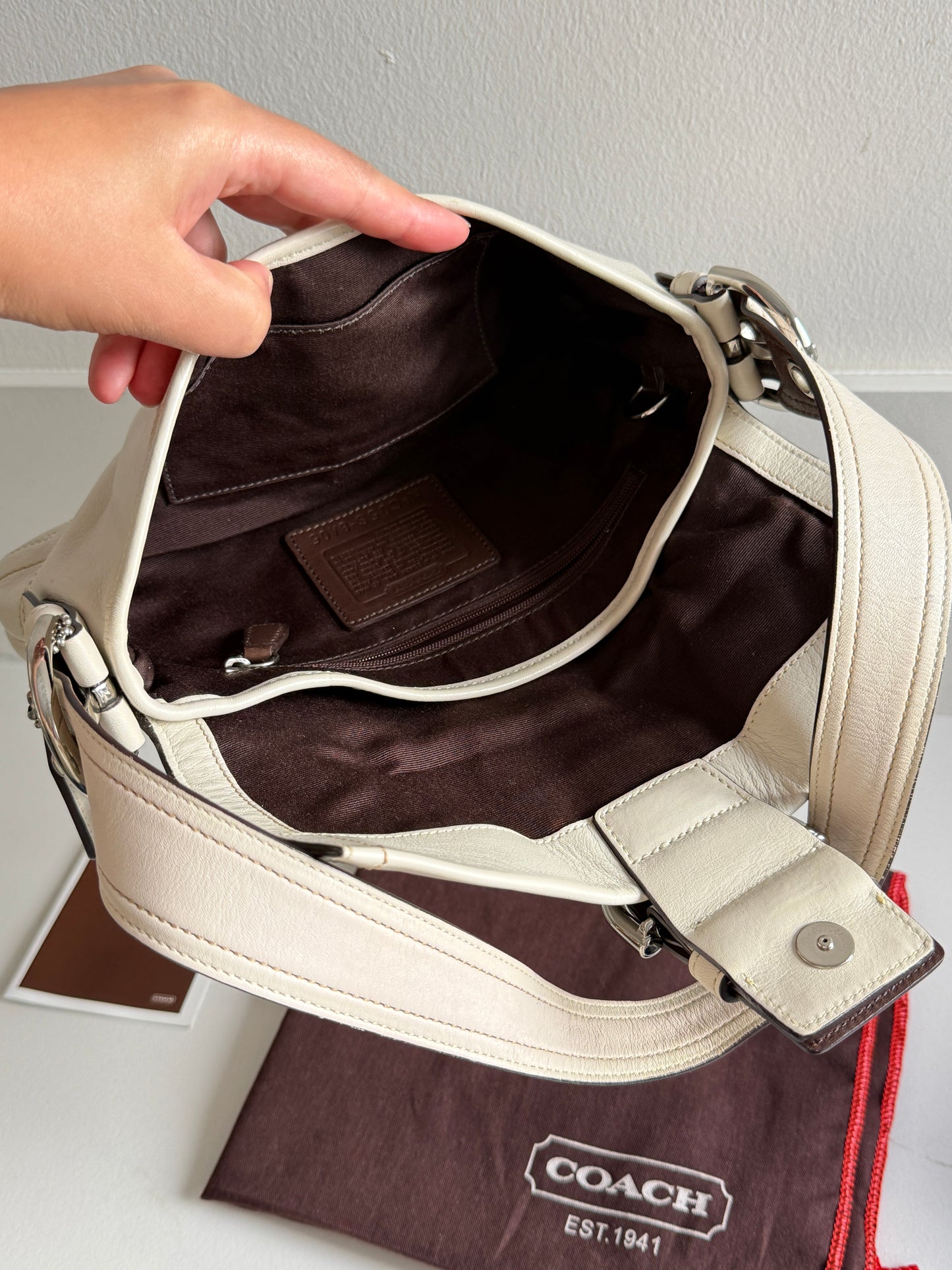 Super Rare Coach Soho Leather Shoulder Bag