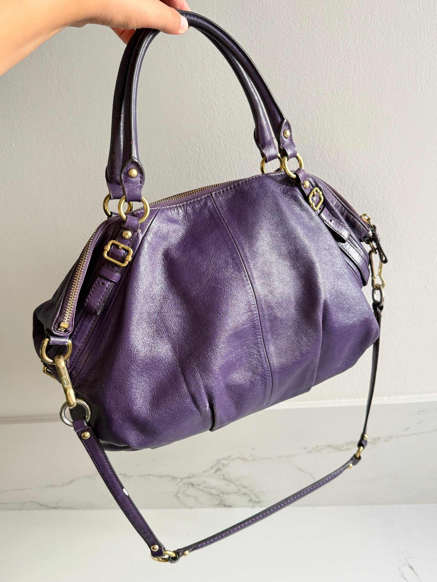 Coach Madison Sophia Leather Shoulder Bag