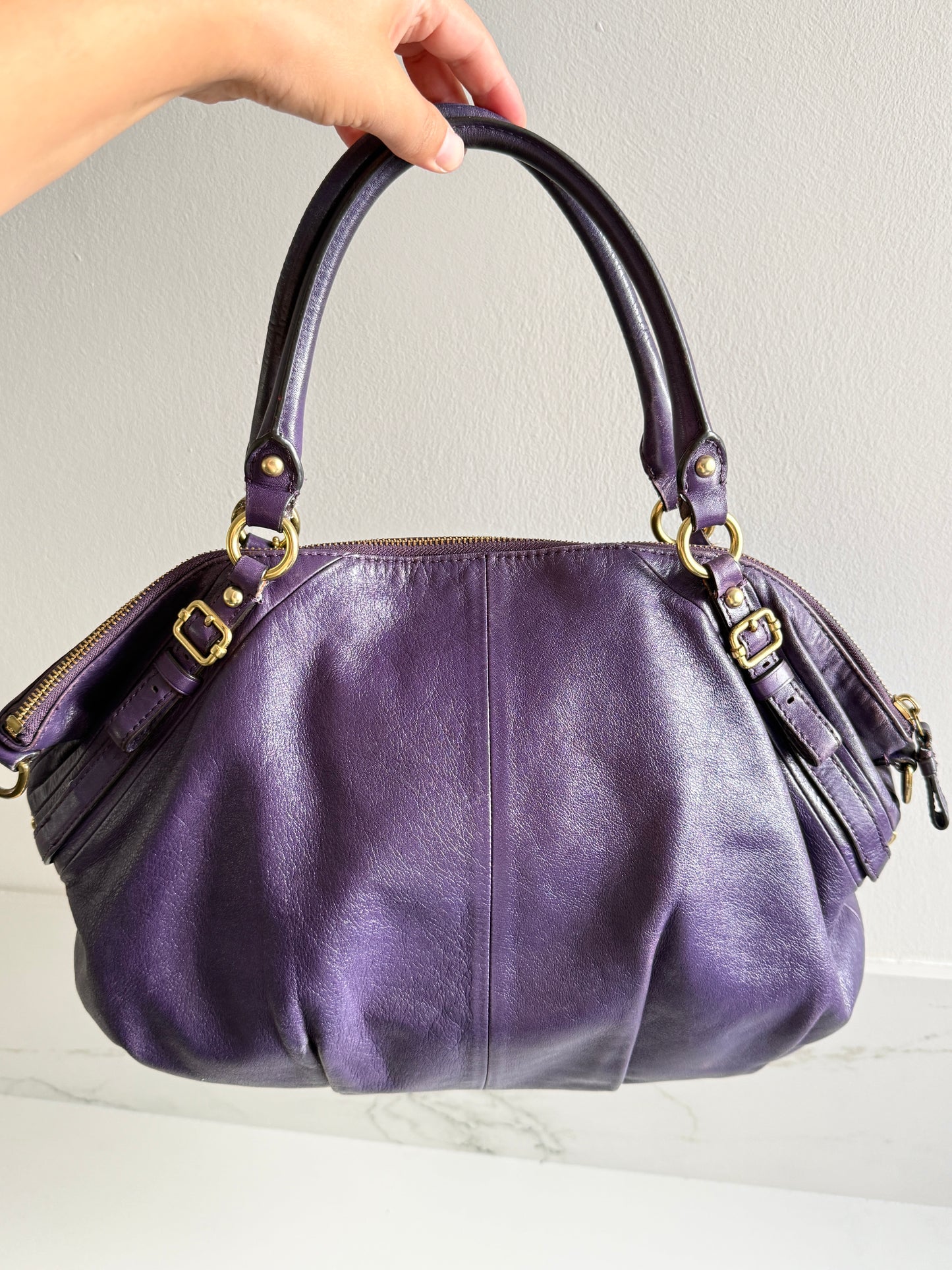 Coach Madison Sophia Leather Shoulder Bag