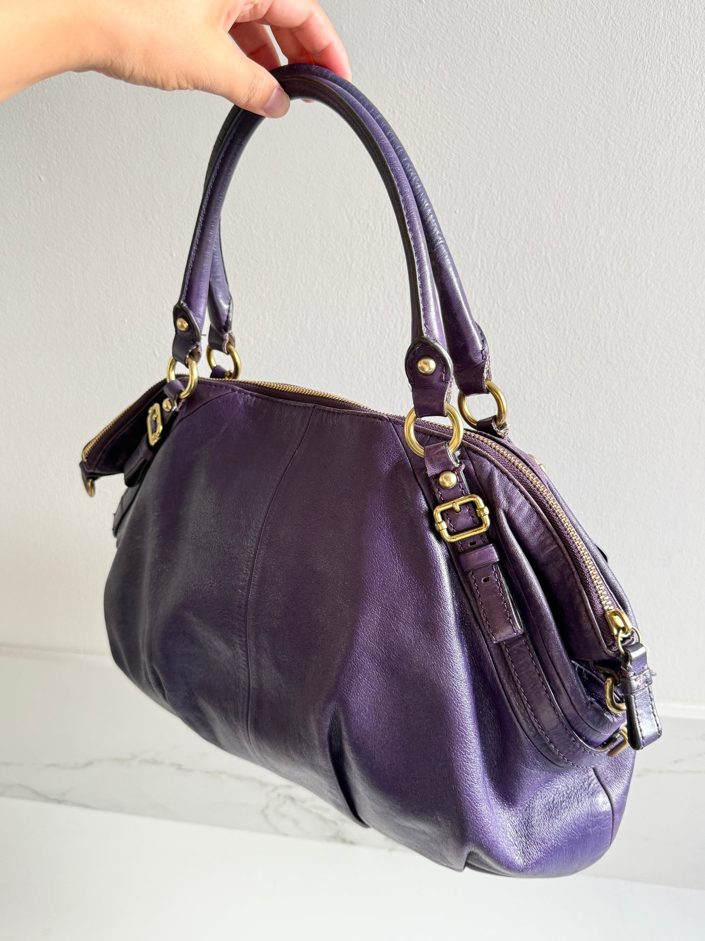 Coach Madison Sophia Leather Shoulder Bag