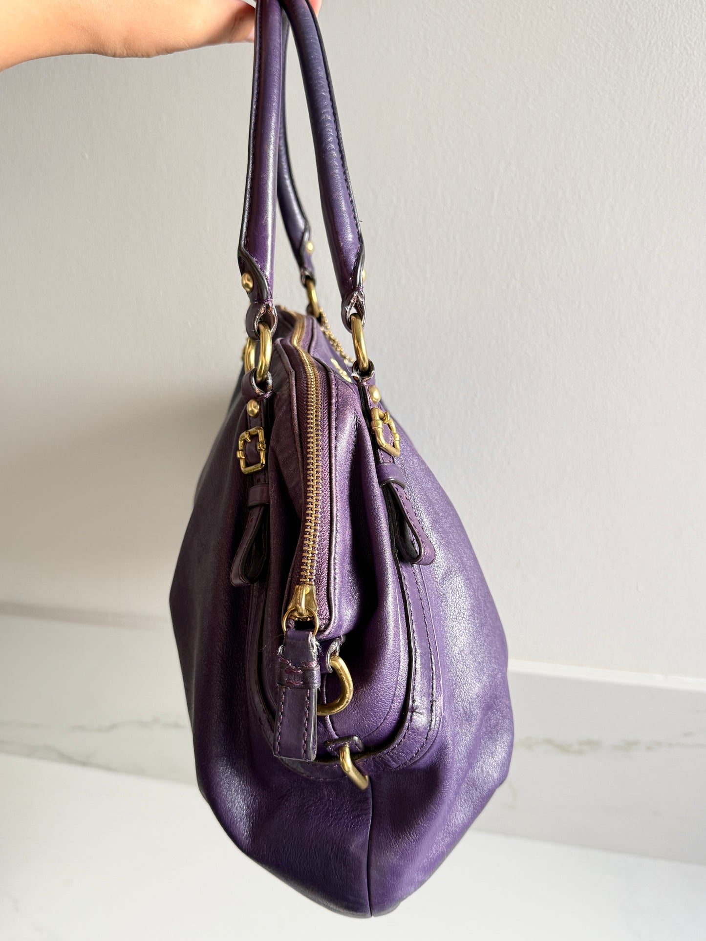 Coach Madison Sophia Leather Shoulder Bag