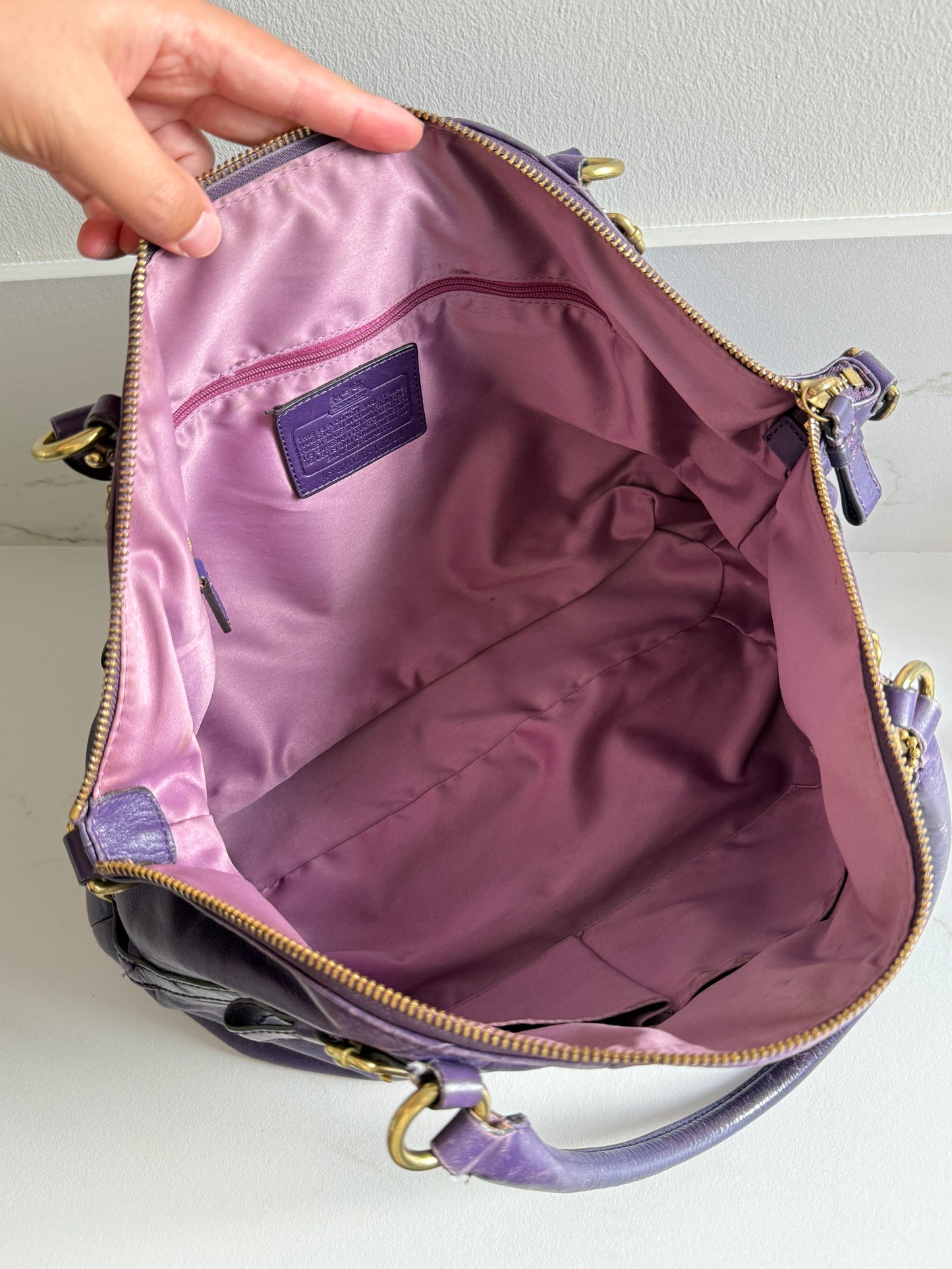 Coach Madison Sophia Leather Shoulder Bag