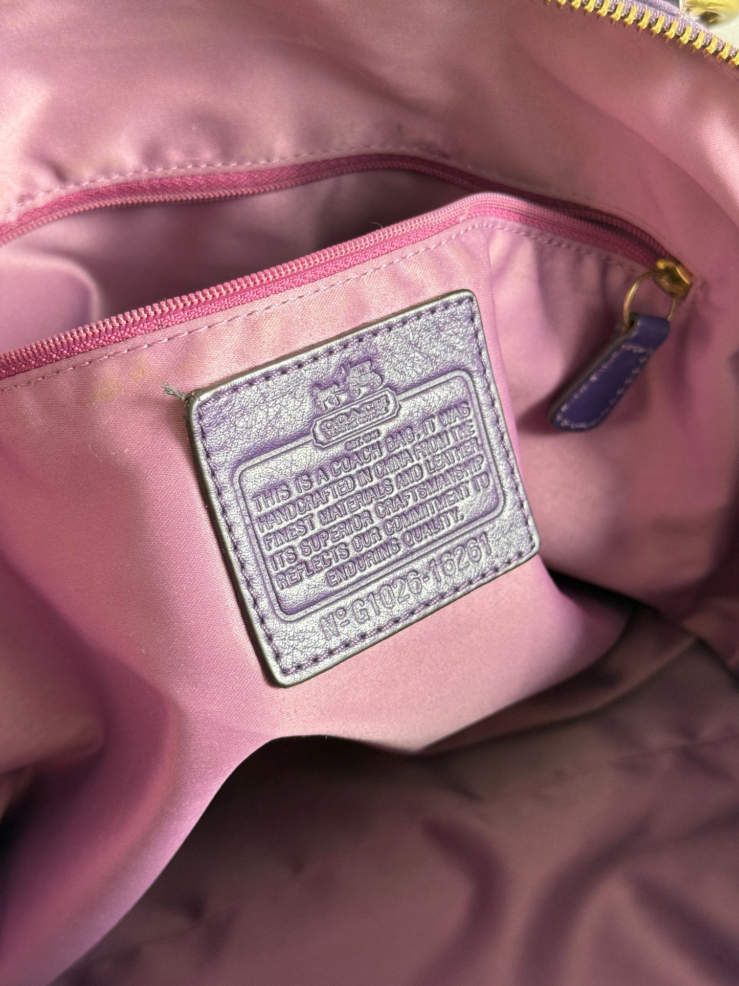 Coach Madison Sophia Leather Shoulder Bag