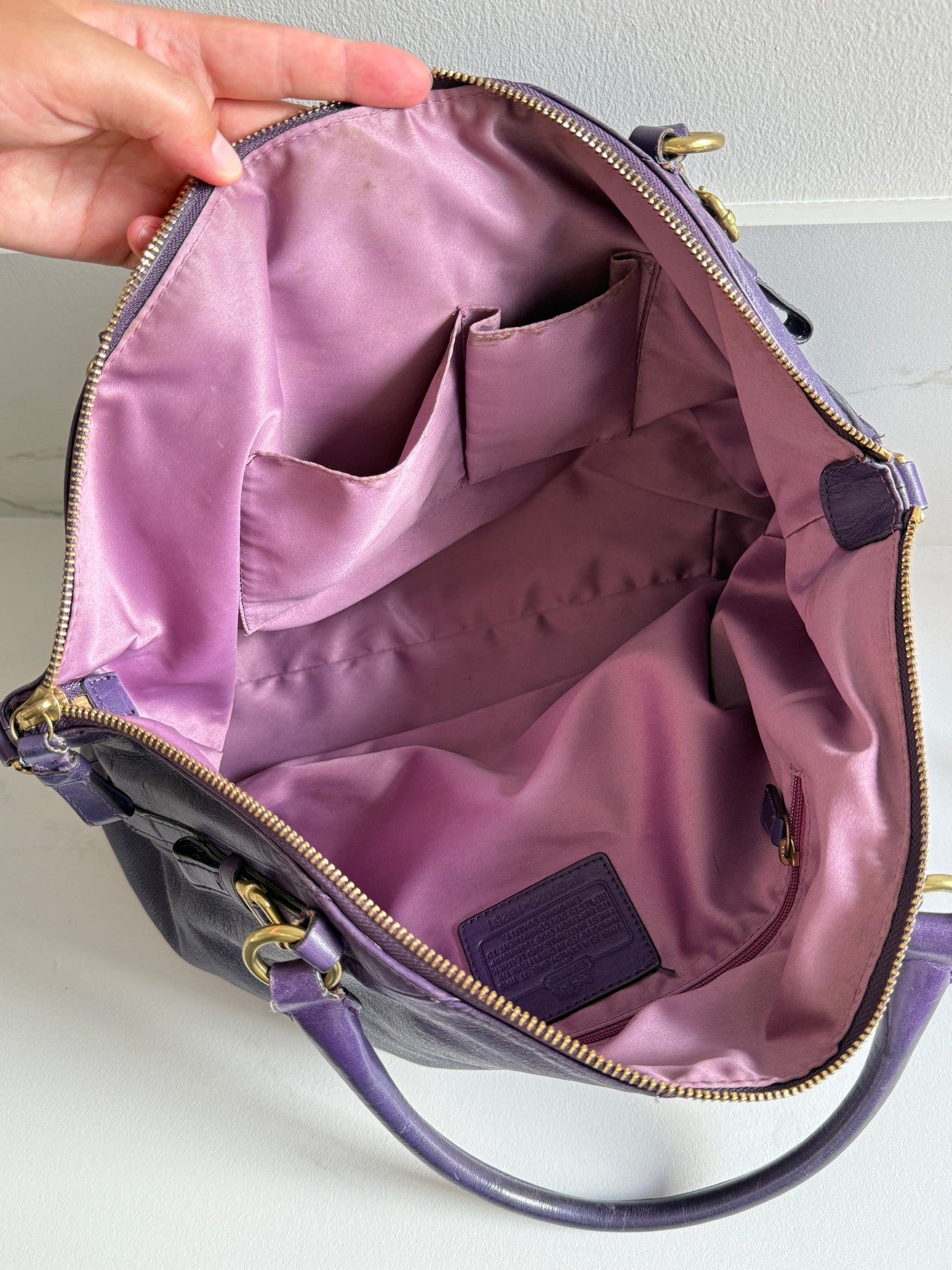 Coach Madison Sophia Leather Shoulder Bag