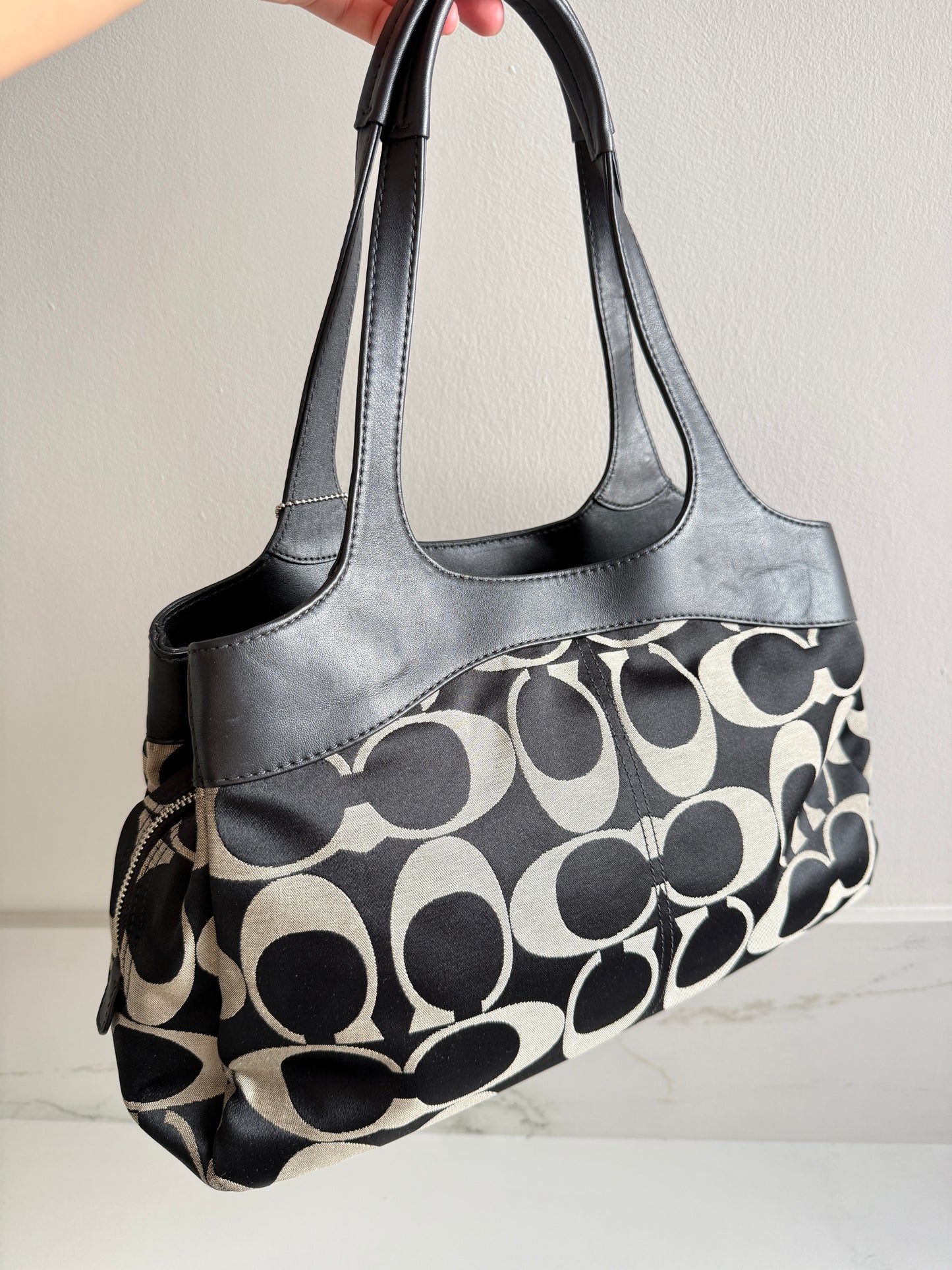 Rare Coach Lexi Signature Shoulder Bag