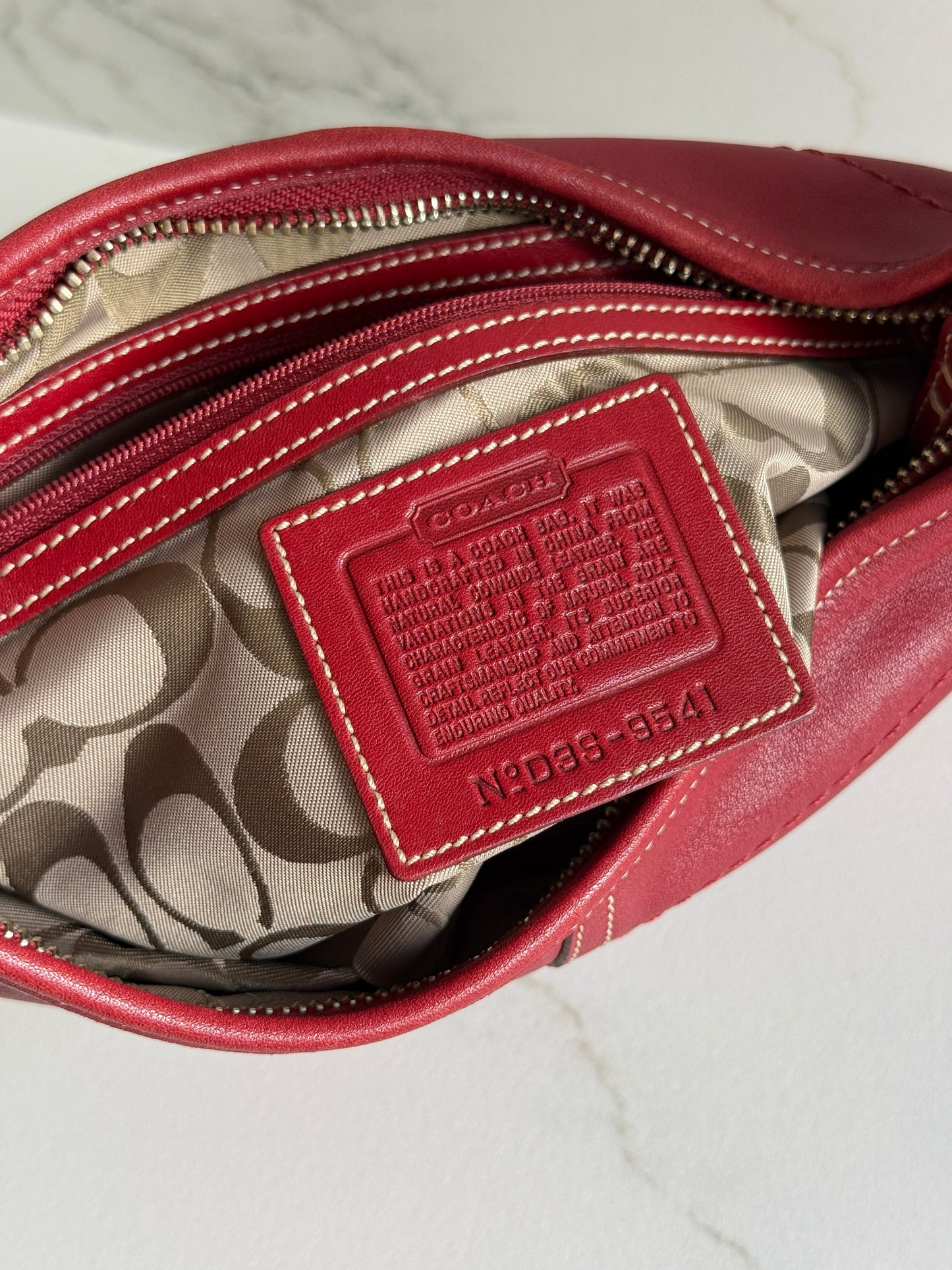 Super Rare Coach Soho Red Leather Mini Bag