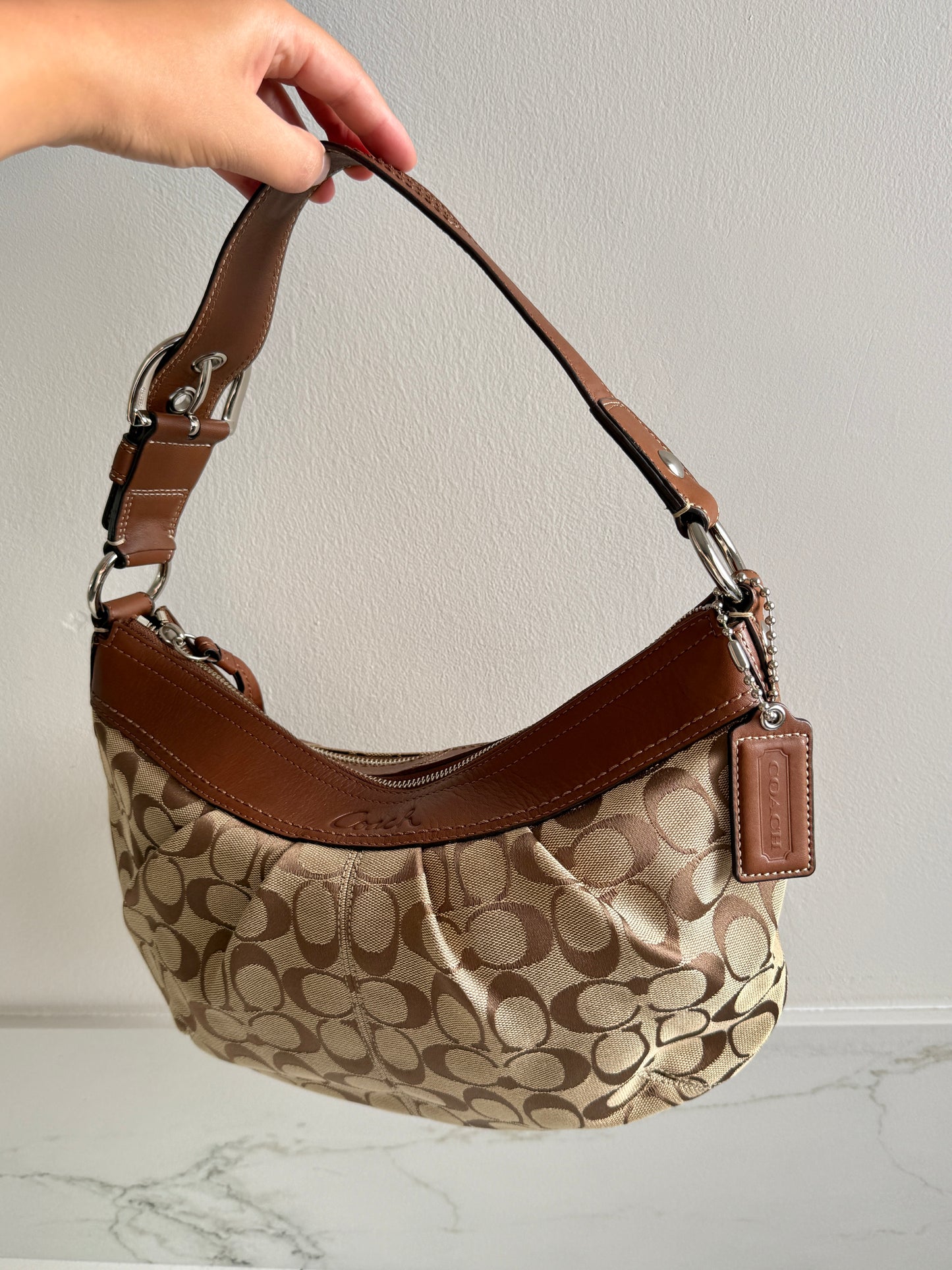 Super Rare Coach Soho Hobo Signature Shoulder Bag