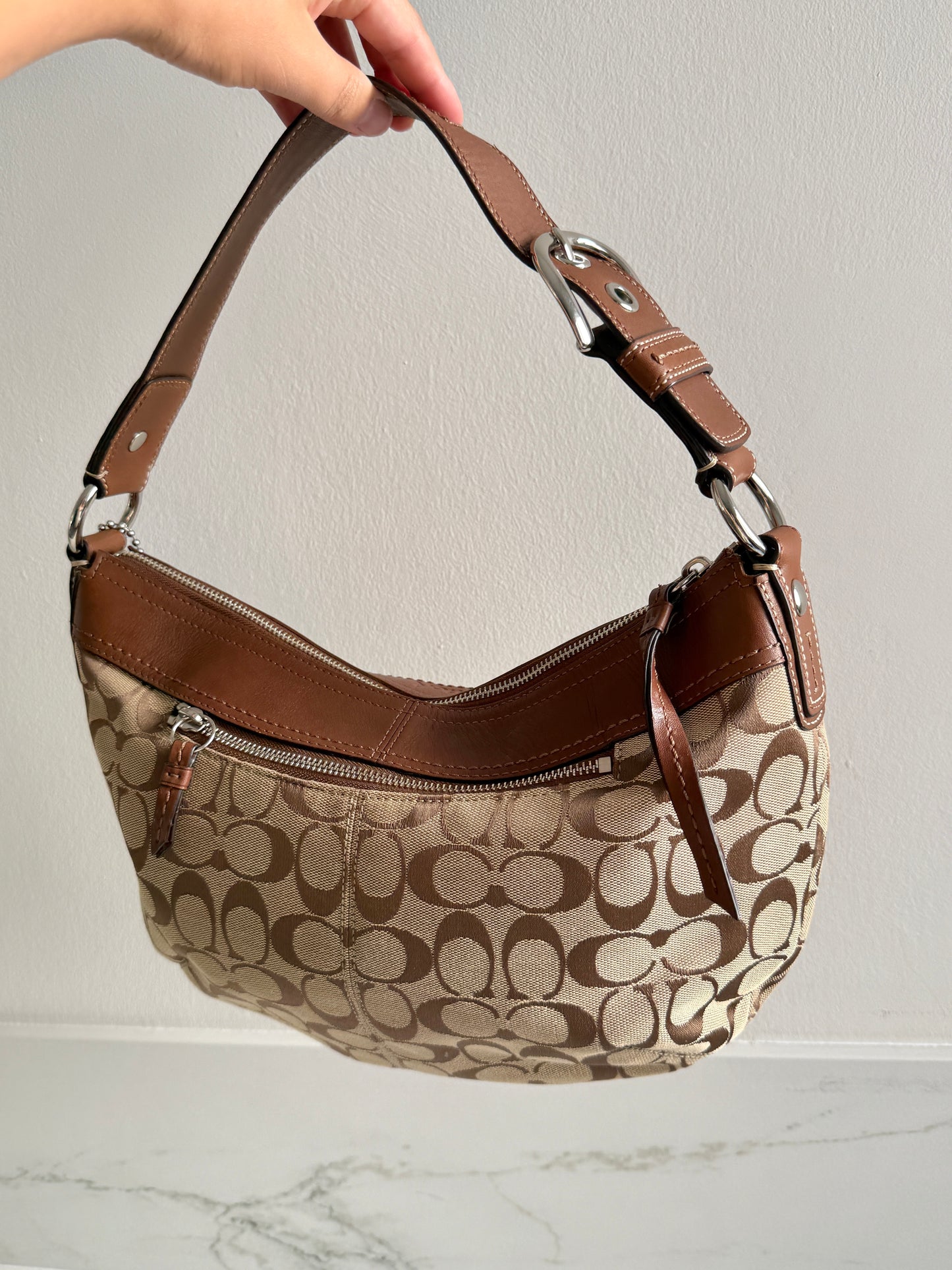 Super Rare Coach Soho Hobo Signature Shoulder Bag