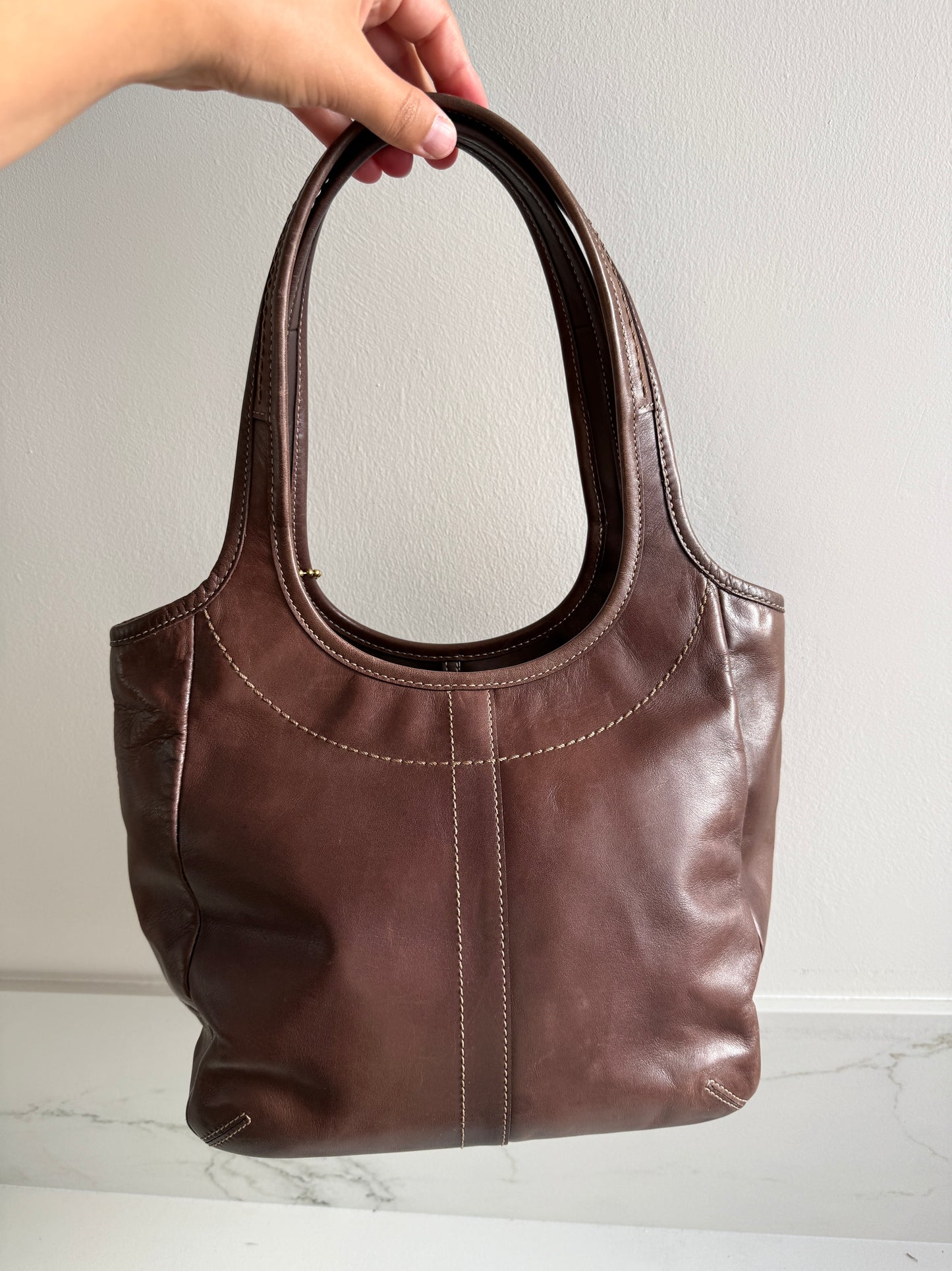 Coach Ergo Brown Leather Tote Bag