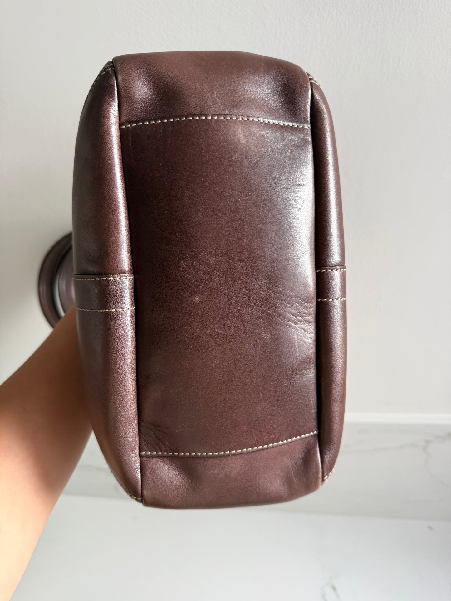 Coach Ergo Brown Leather Tote Bag