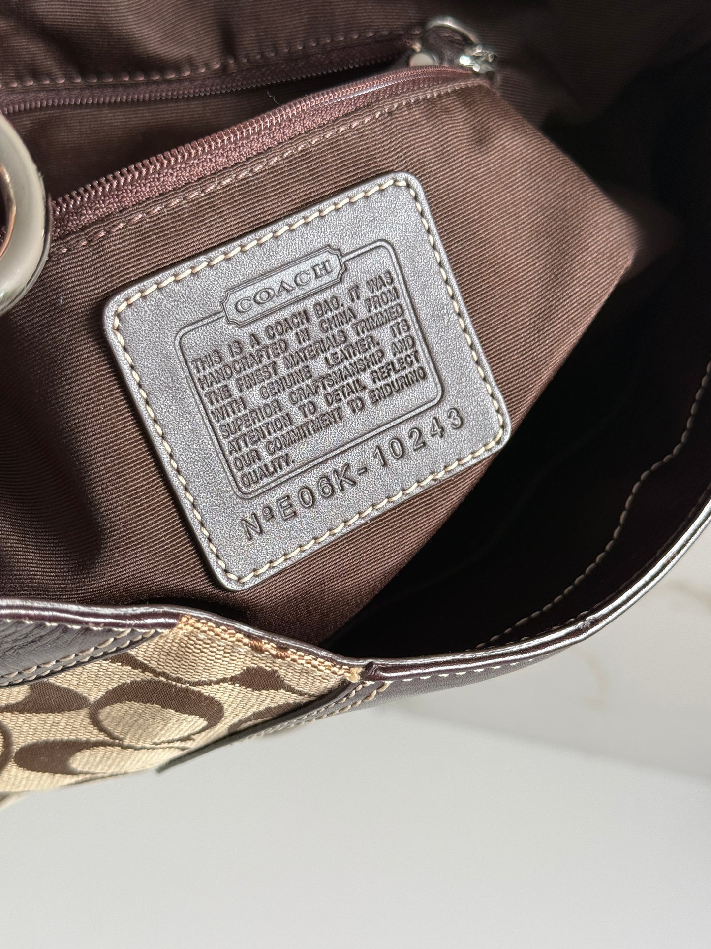 Super Rare Coach Hamptons Hobo Shoulder Bag