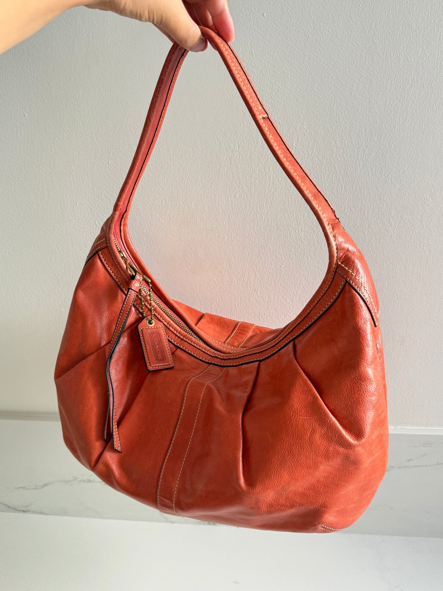 Super Rare Coach Ergo Leather Shoulder Bag