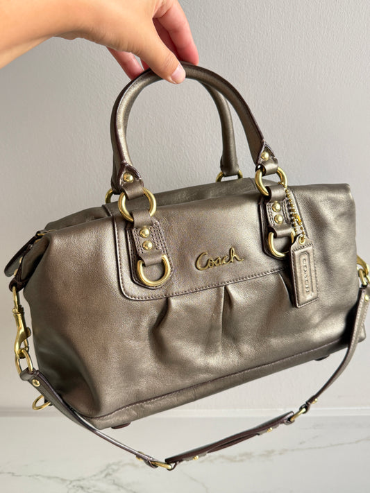 Super Rare Coach Ashley Leather Satchel