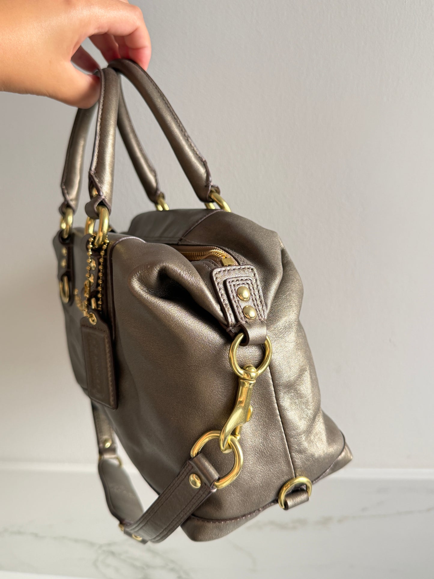 Super Rare Coach Ashley Leather Satchel