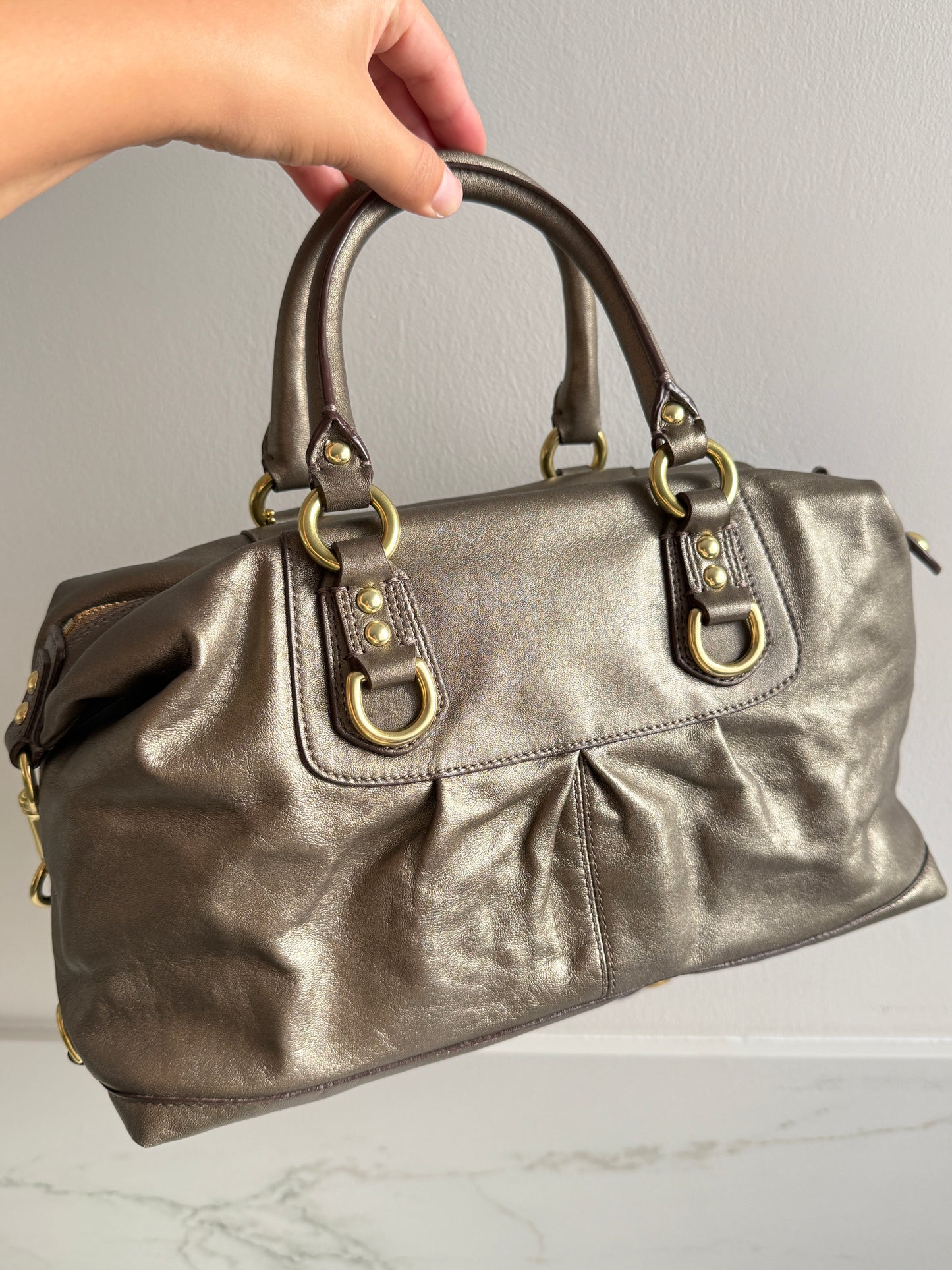 Super Rare Coach Ashley Leather Satchel