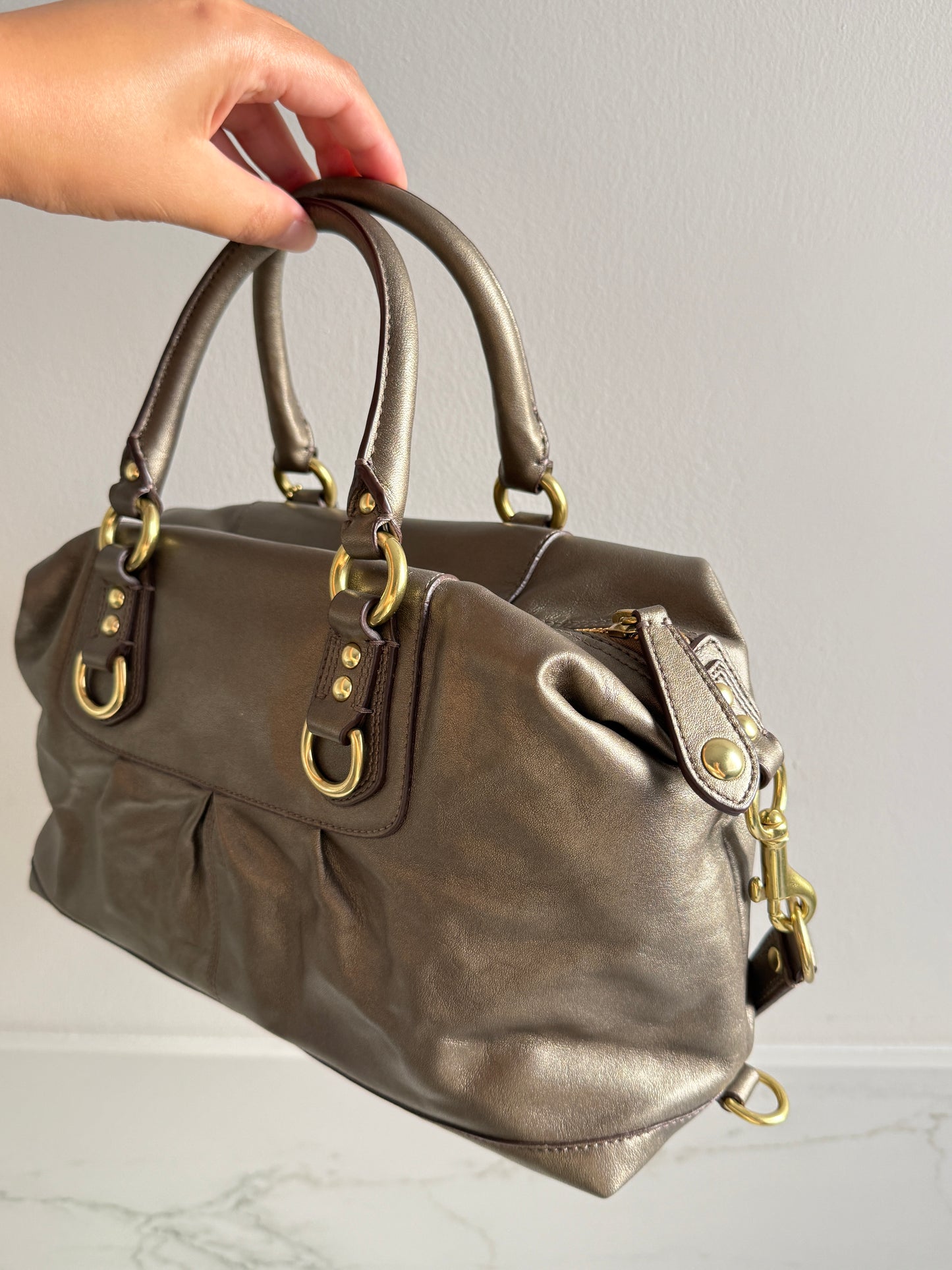 Super Rare Coach Ashley Leather Satchel