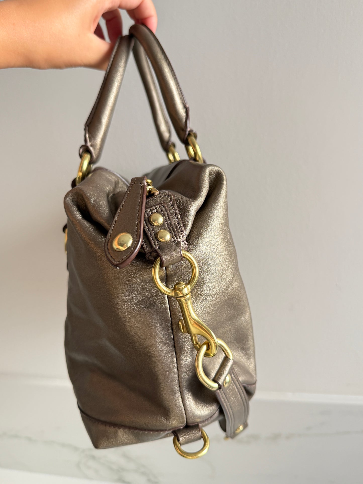 Super Rare Coach Ashley Leather Satchel