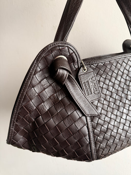 Super Rare Haku Leather Shoulder Bag
