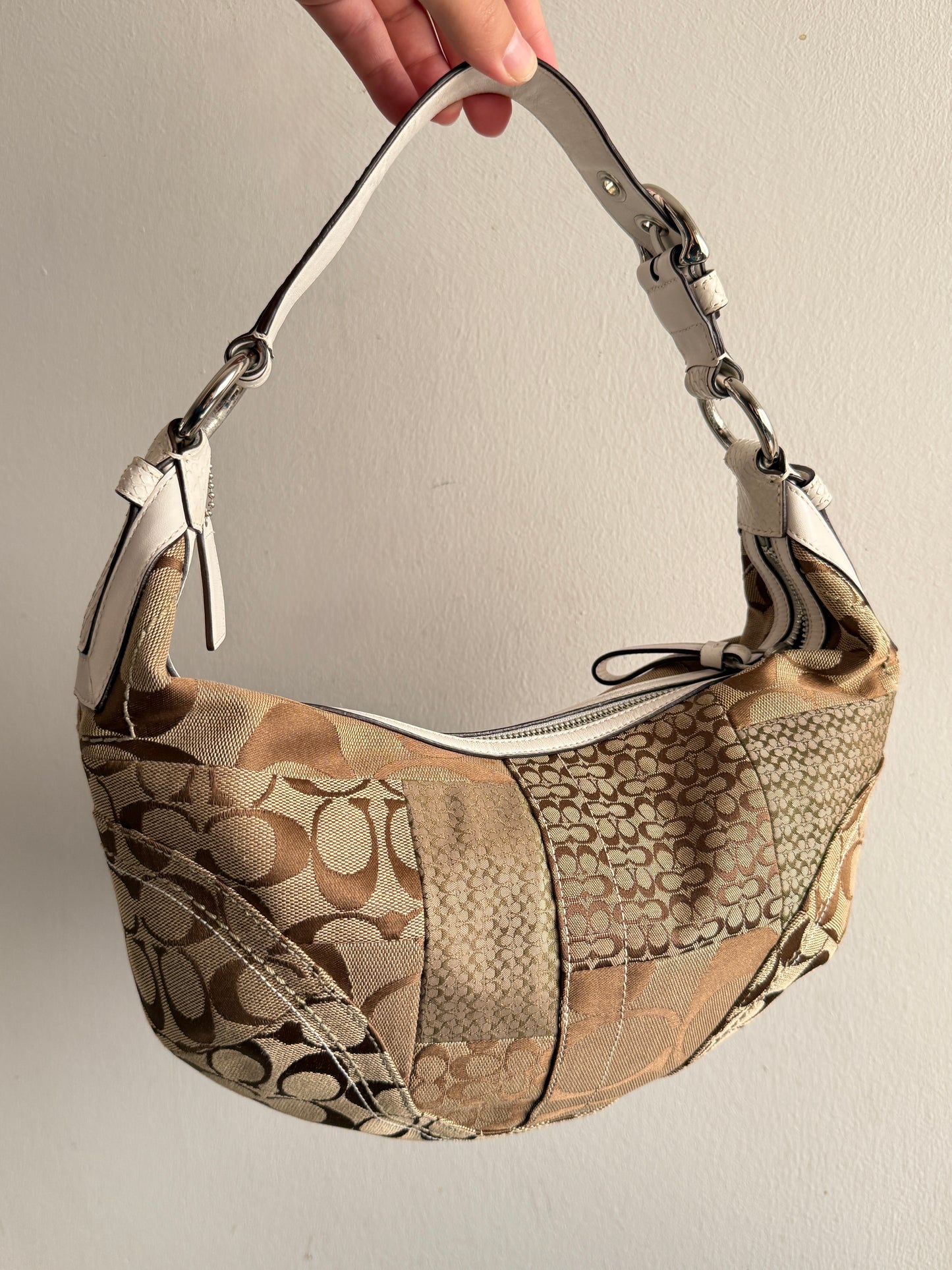 Super Rare Coach Soho Patchwork Signature Shoulder Bag