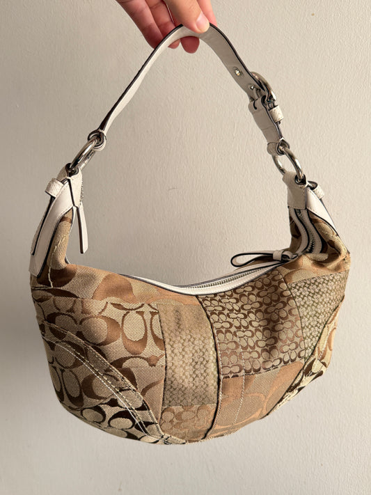 Super Rare Coach Soho Patchwork Signature Shoulder Bag