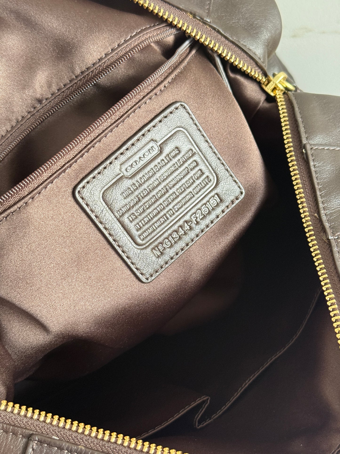 Rare Coach Campbell Leather Satchel