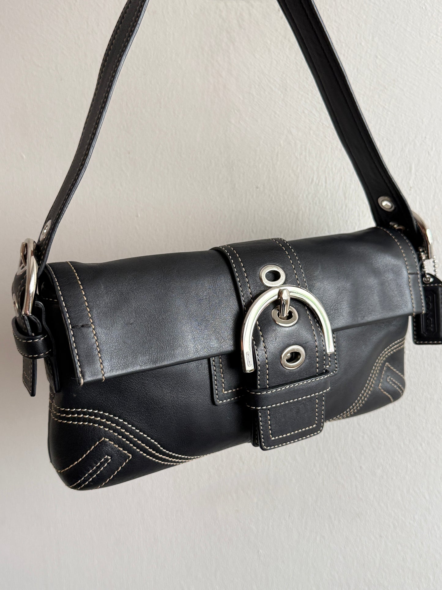 Rare Coach Soho Leather Shoulder Bag