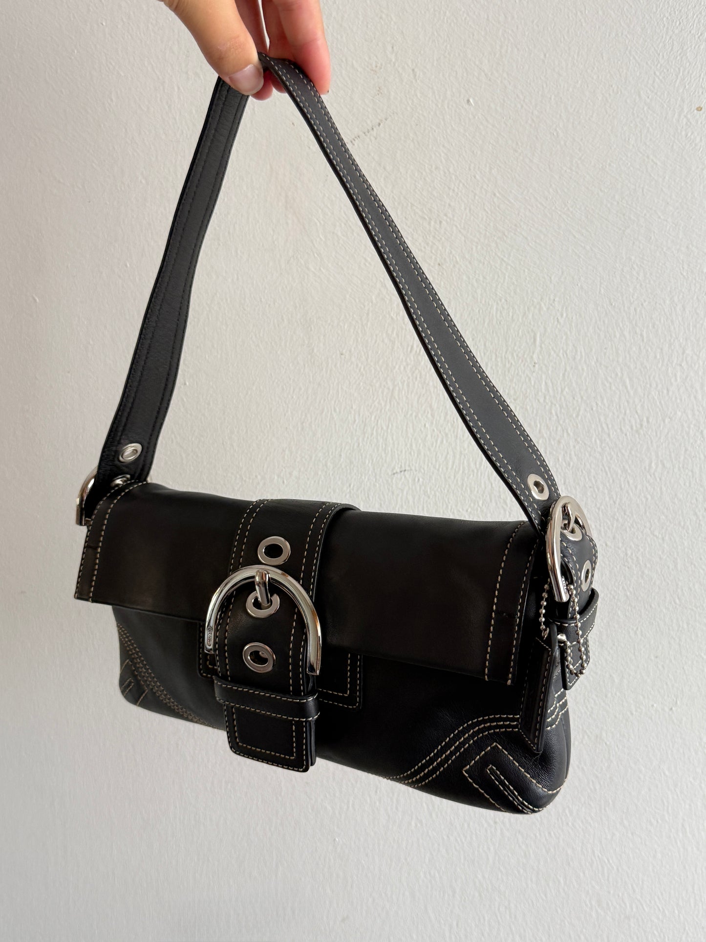 Rare Coach Soho Leather Shoulder Bag