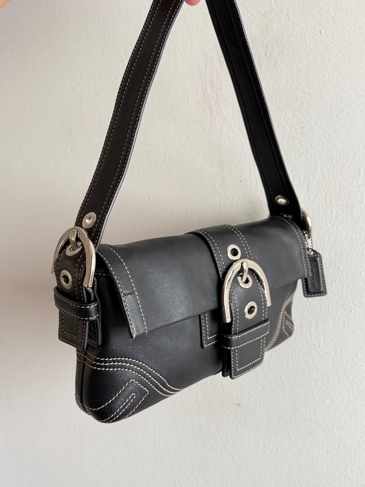 Rare Coach Soho Leather Shoulder Bag